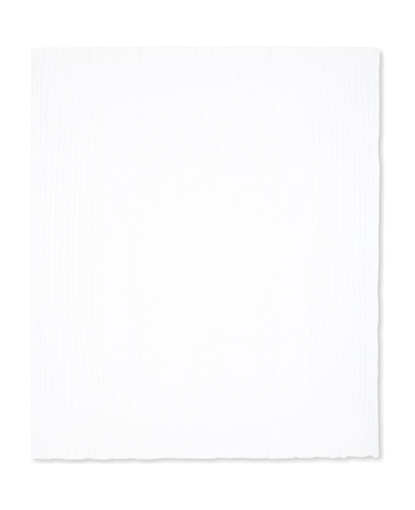 Little Bear White Blanket For Babykids - White
