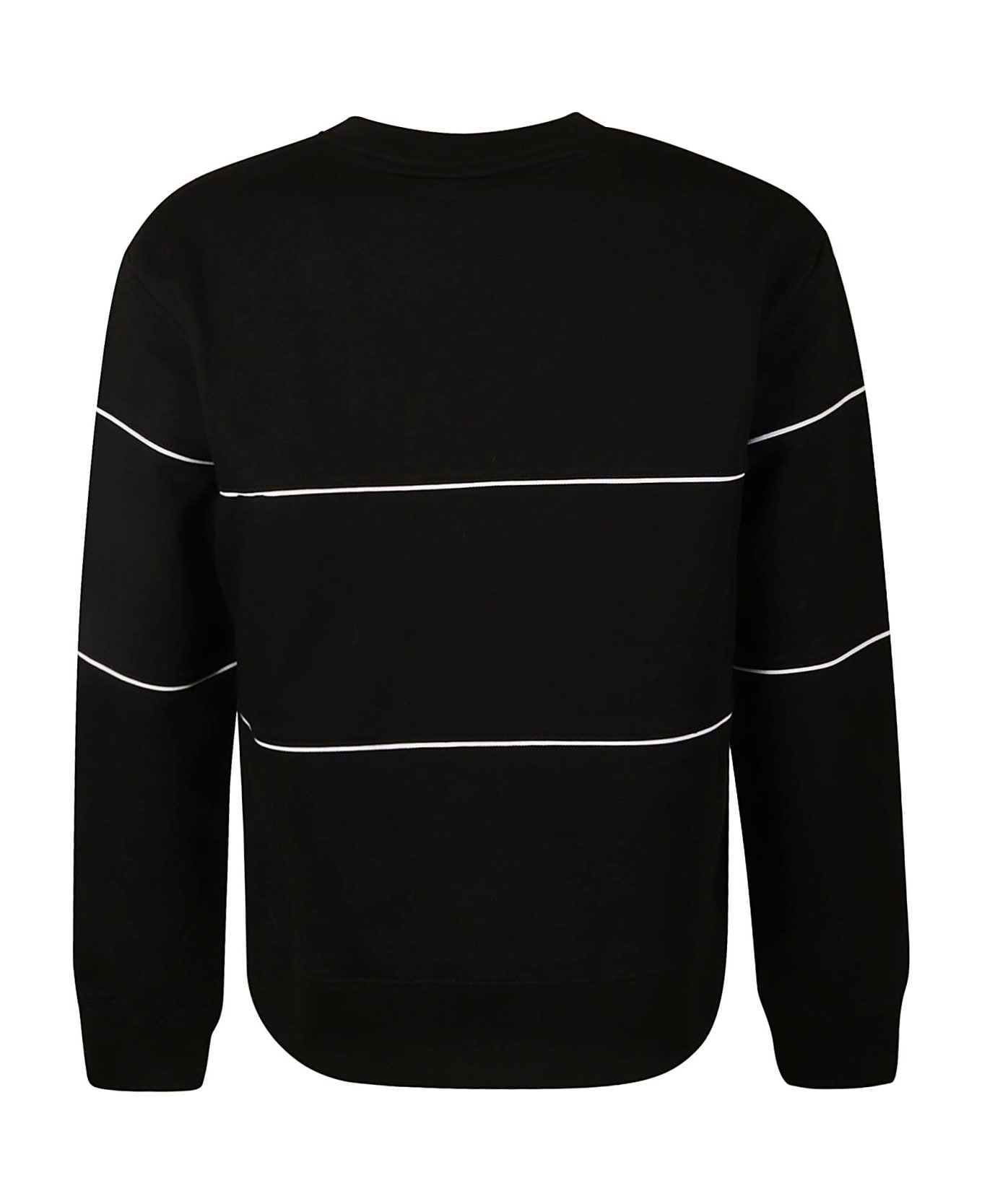 GCDS Printed Band Sweatshirt - Black フリース