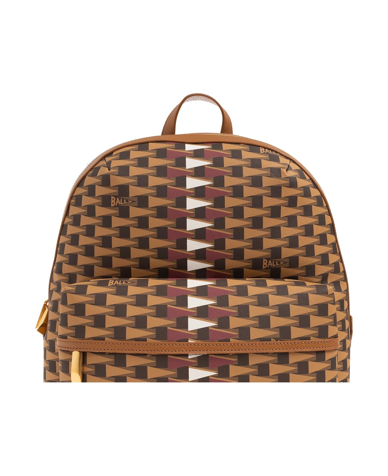 Bally Backpack With Logo - Beige