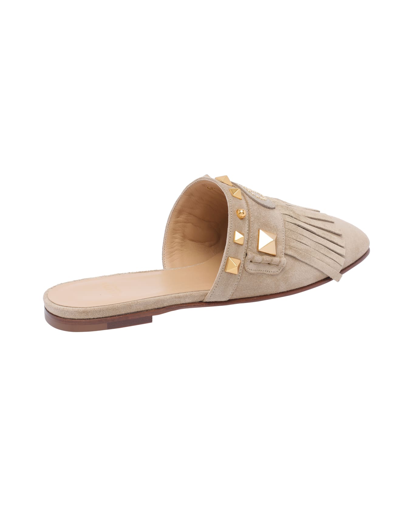 Valentino Garavani Vlogo Sliders - Beige