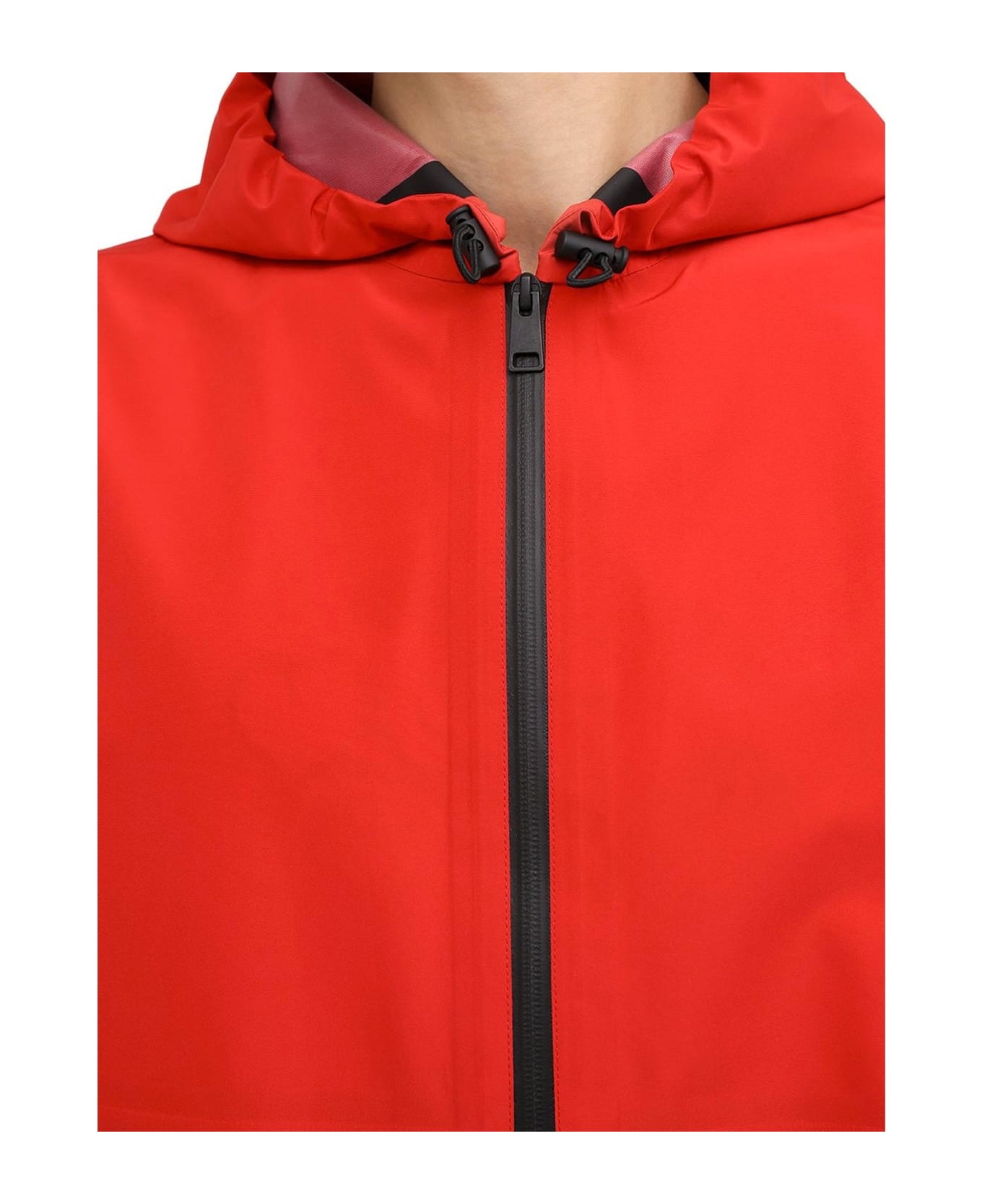 Bottega Veneta Windbreaker Jacket - Red