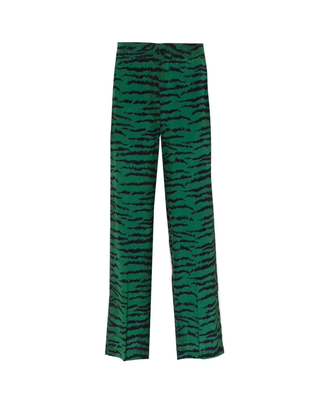 Victoria Beckham Pijama Pants - Green Navy ボトムス