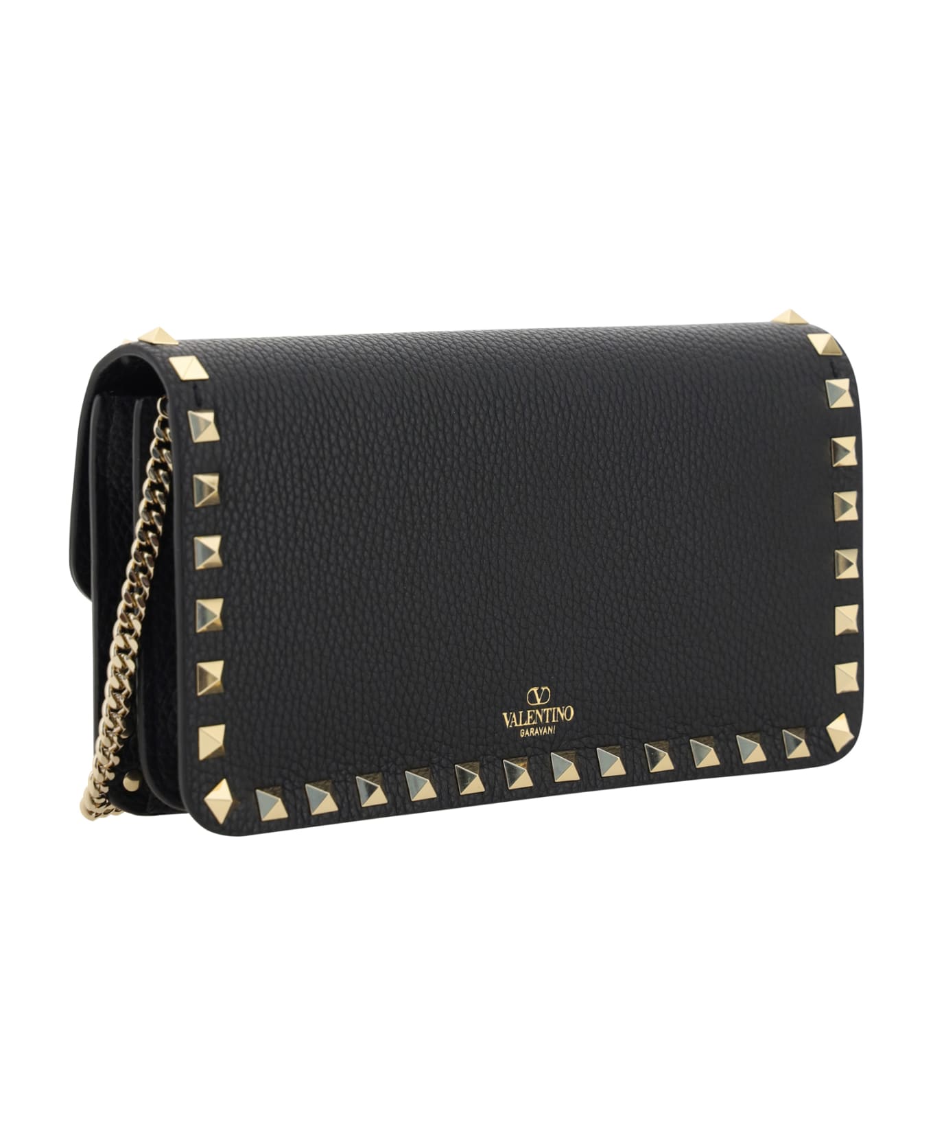 Valentino Garavani Rockstud Shoulder Bag - Nero 財布