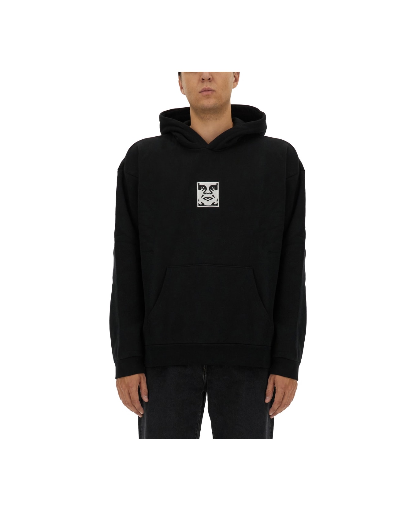 Obey Icon" Hoodie - BLACK