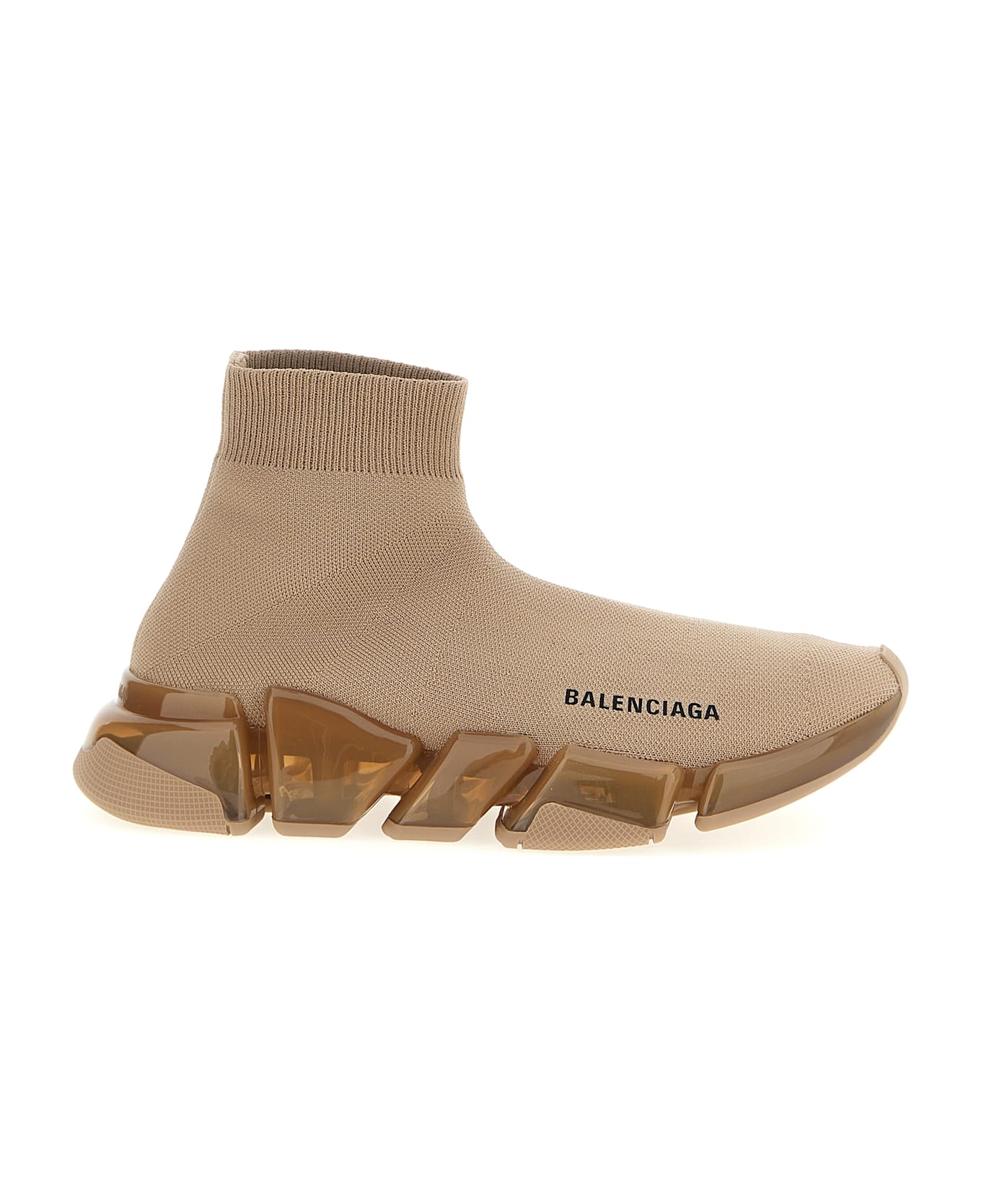 Balenciaga 
speed 2.0 Full Clear Sole
 Sneakers - Beige