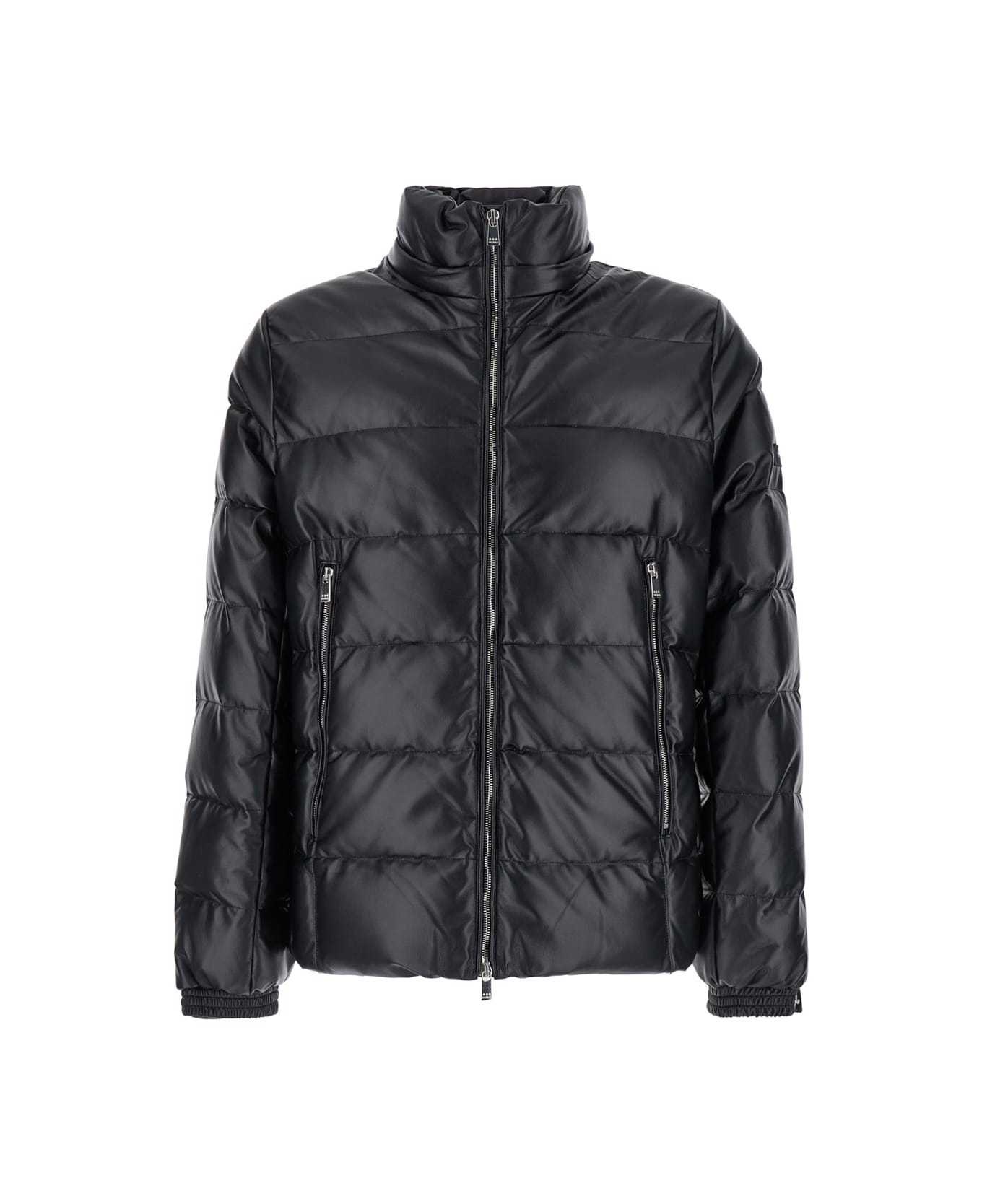 TATRAS 'ruisun' Black Quilted Down Jacket With Detachable Hood In Tech Fabric Man - Black