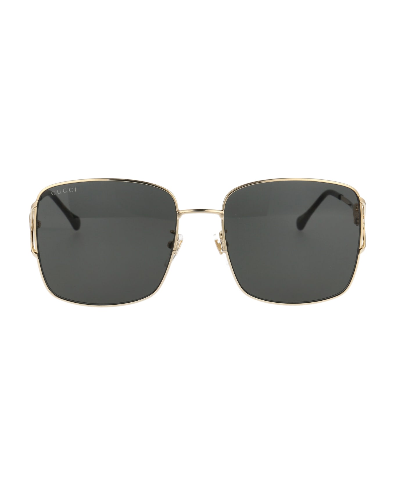 Gucci Eyewear Gg1018sk Sunglasses - 001 GOLD GOLD GREY