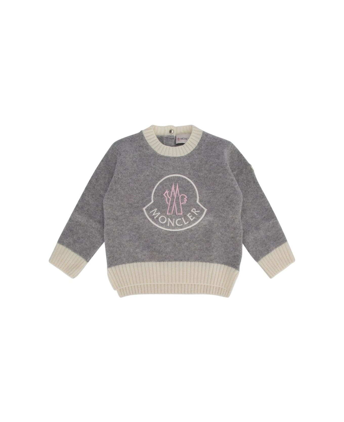 Moncler Logo-patch Crewneck Jumper