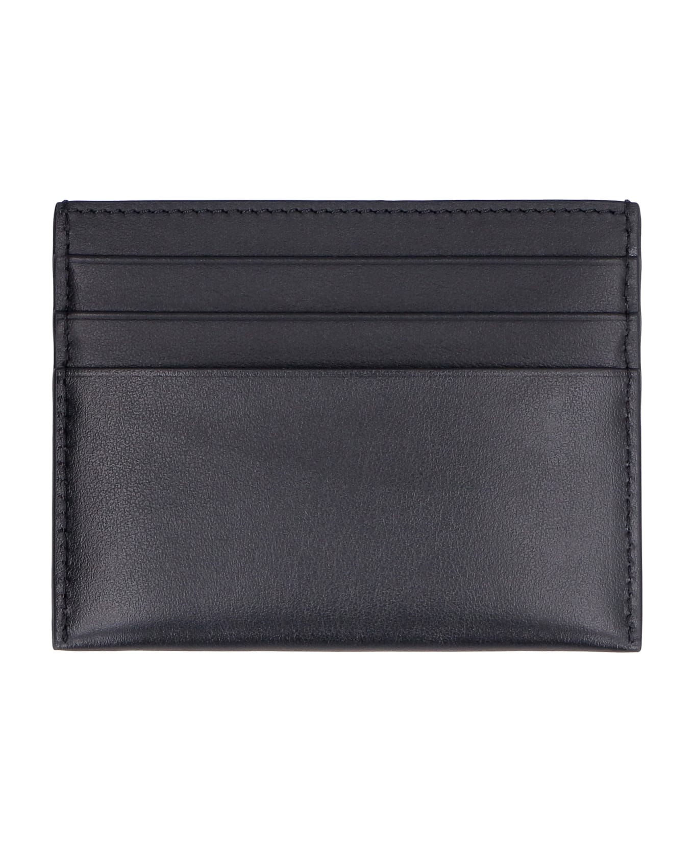 Givenchy Logo Detail Leather Card Holder - BLACK