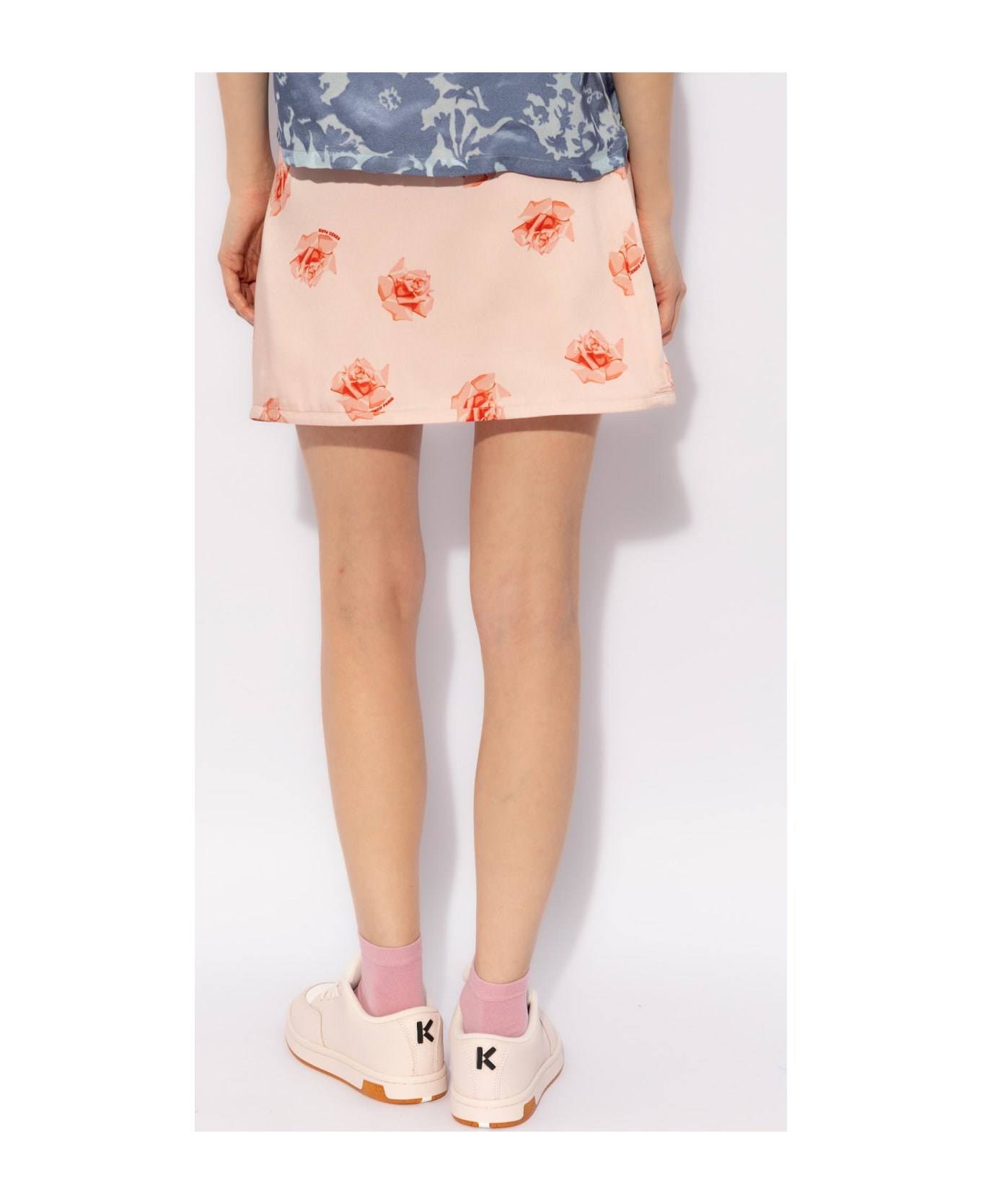 Kenzo Skirt With Logo - Rosa