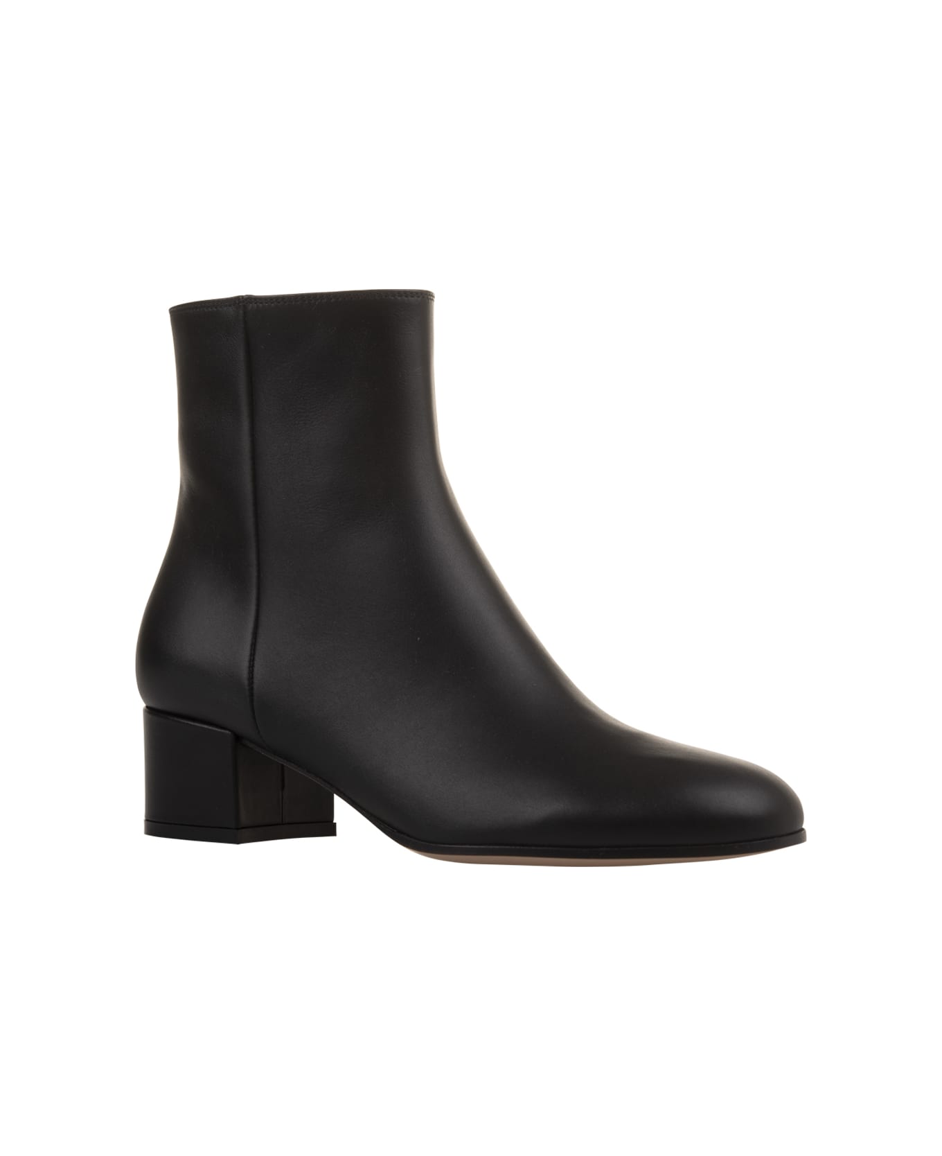 Gianvito Rossi Black Joelle 45 Ankle Boots - Nero