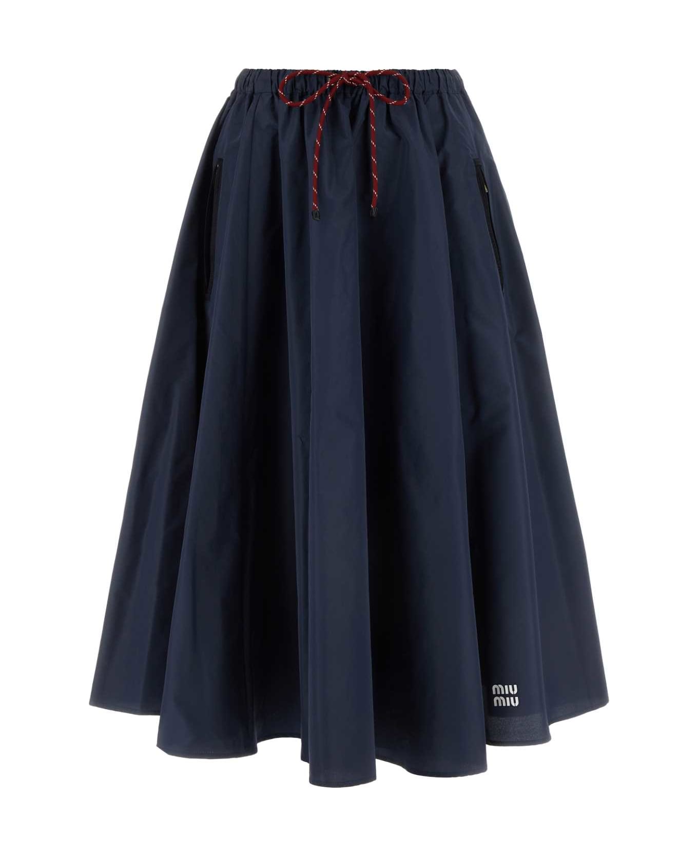 スカート Miu Miu Military Zip Slit Skrit スカート Miu Miu Military Zip Slit Skrit Miu Miu Women's