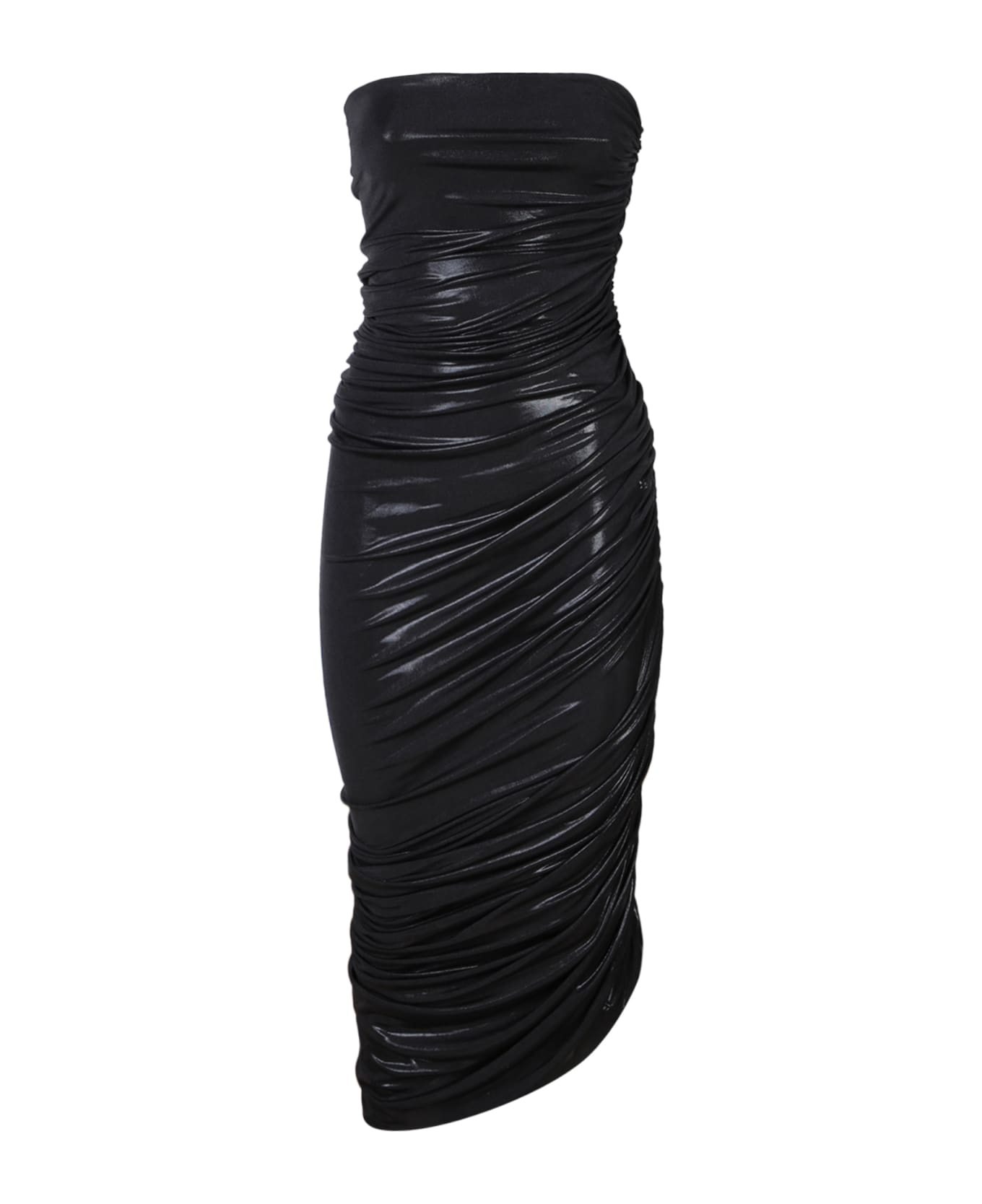 Norma Kamali Diana Gown Black Dress - Black