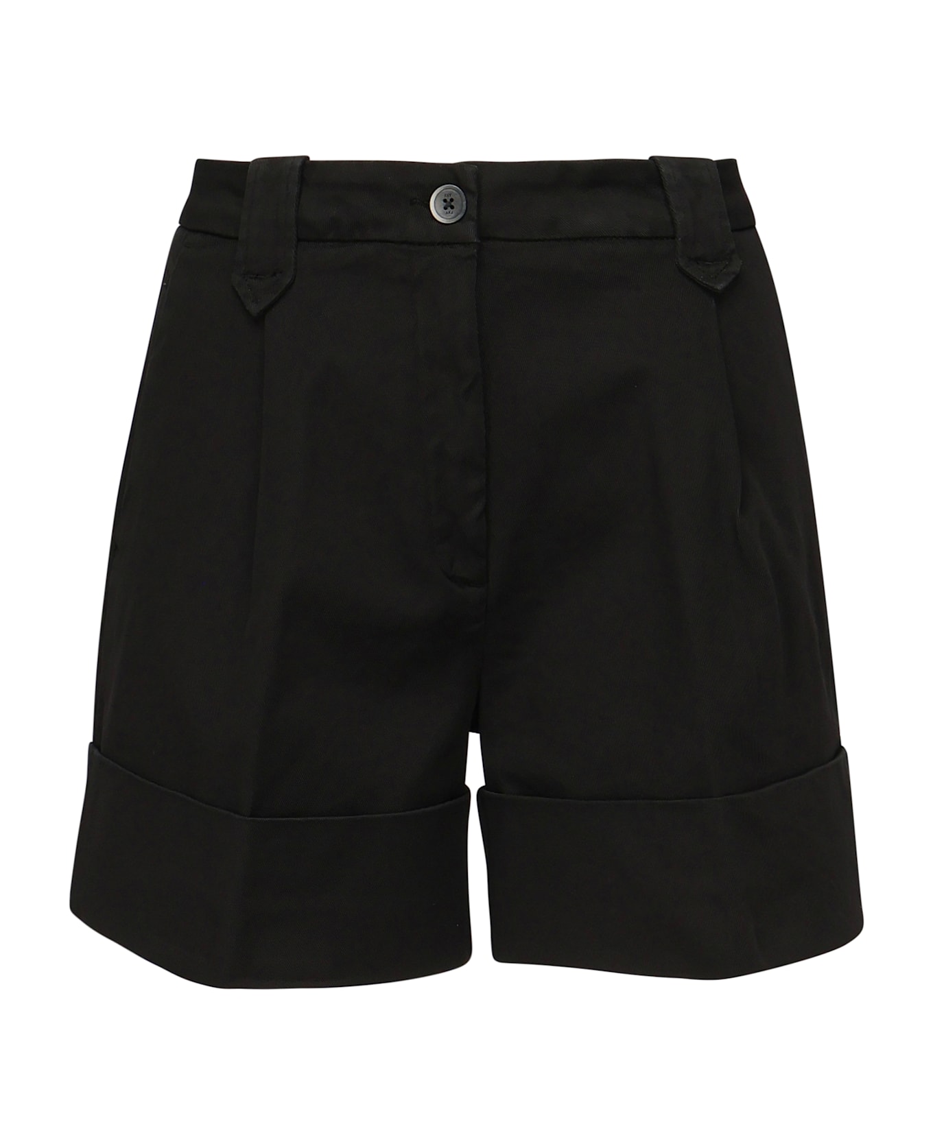 Fay Bermuda With Lapel - Blck