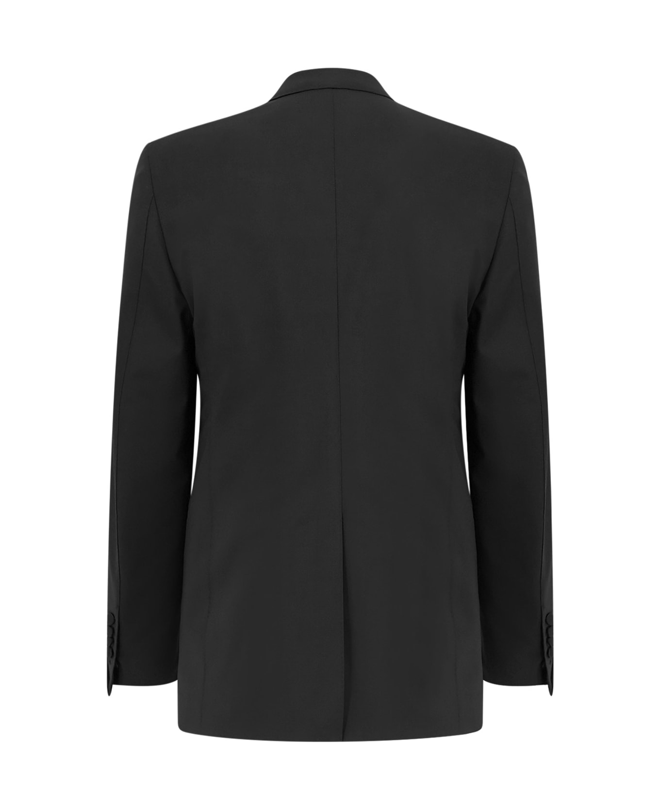 Tom Ford Wool Tuxedo With Satin Profiles - Black