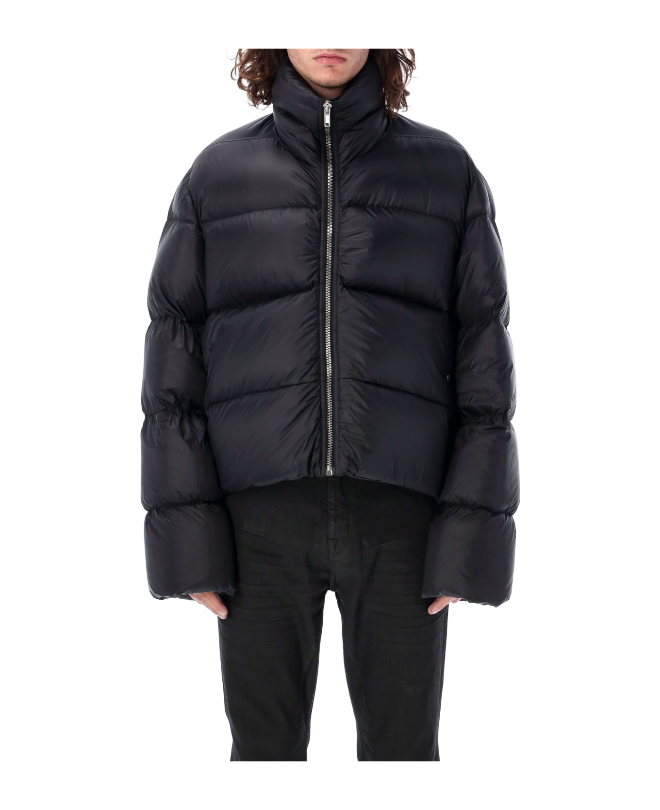 Rick Owens Turtle Down Jacket - BLACK