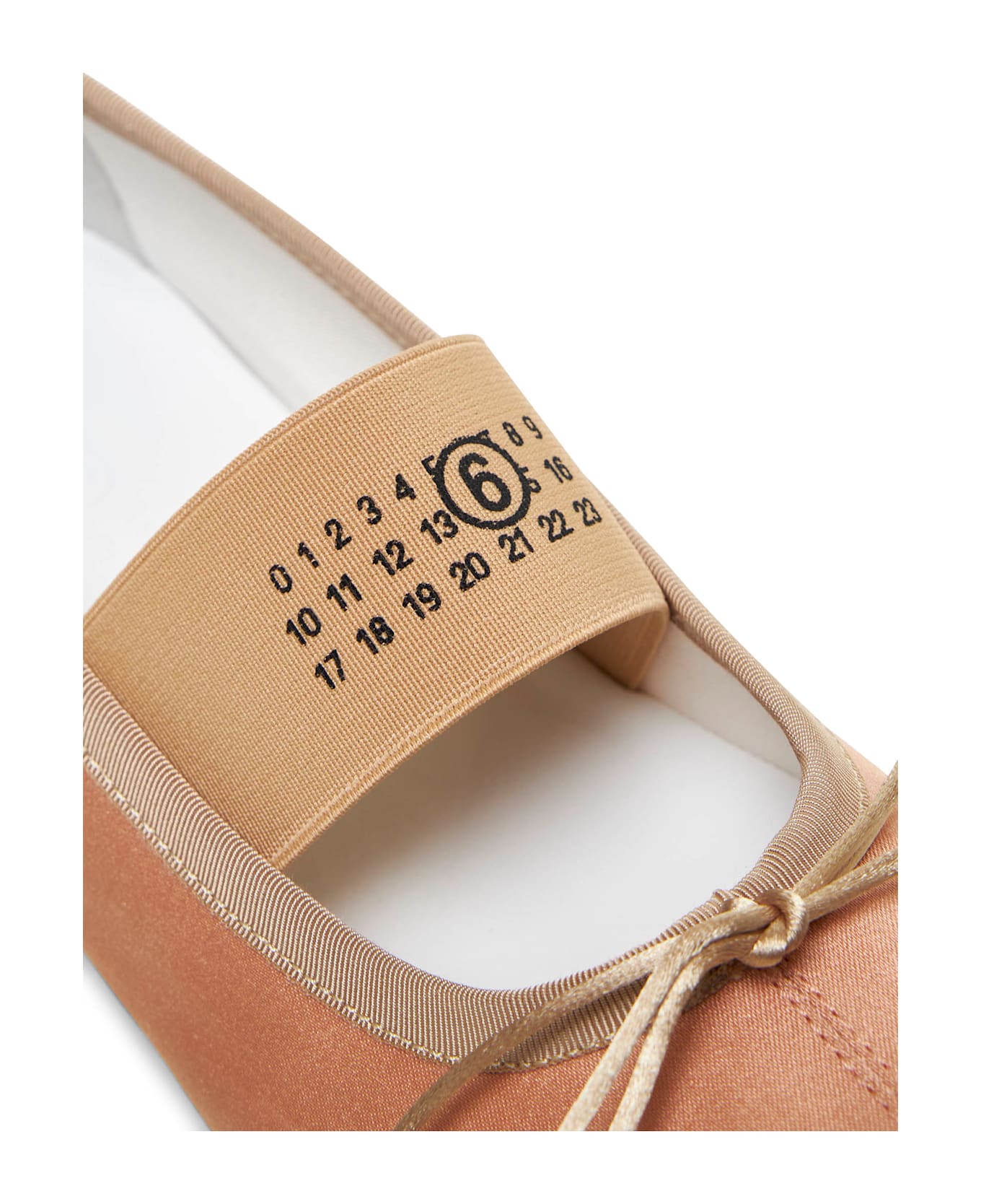 MM6 Maison Margiela Beige Flat - Amberlight