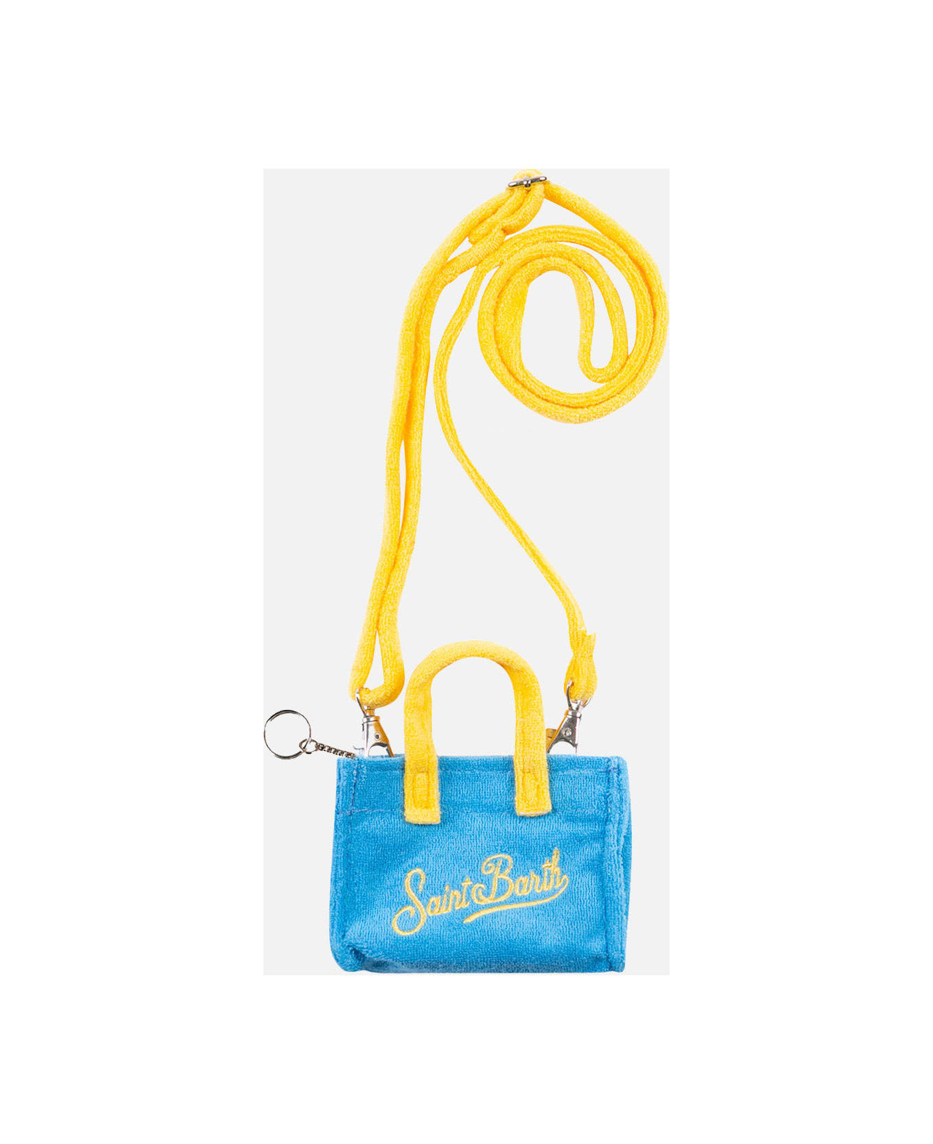 MC2 Saint Barth Turquoise Terry Key Holder - BLUE