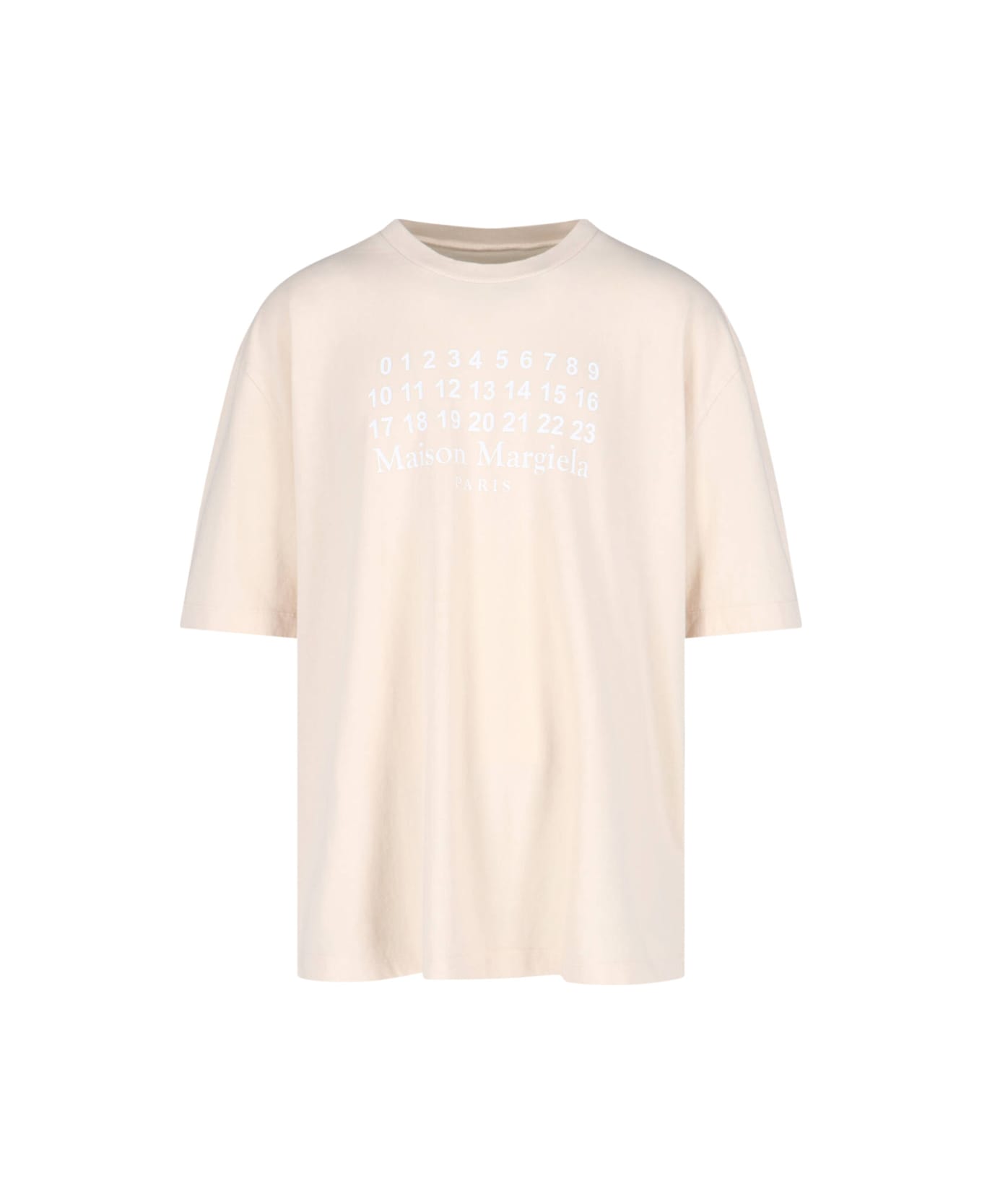 Maison Margiela 
numeric
 T-shirt - ECRU