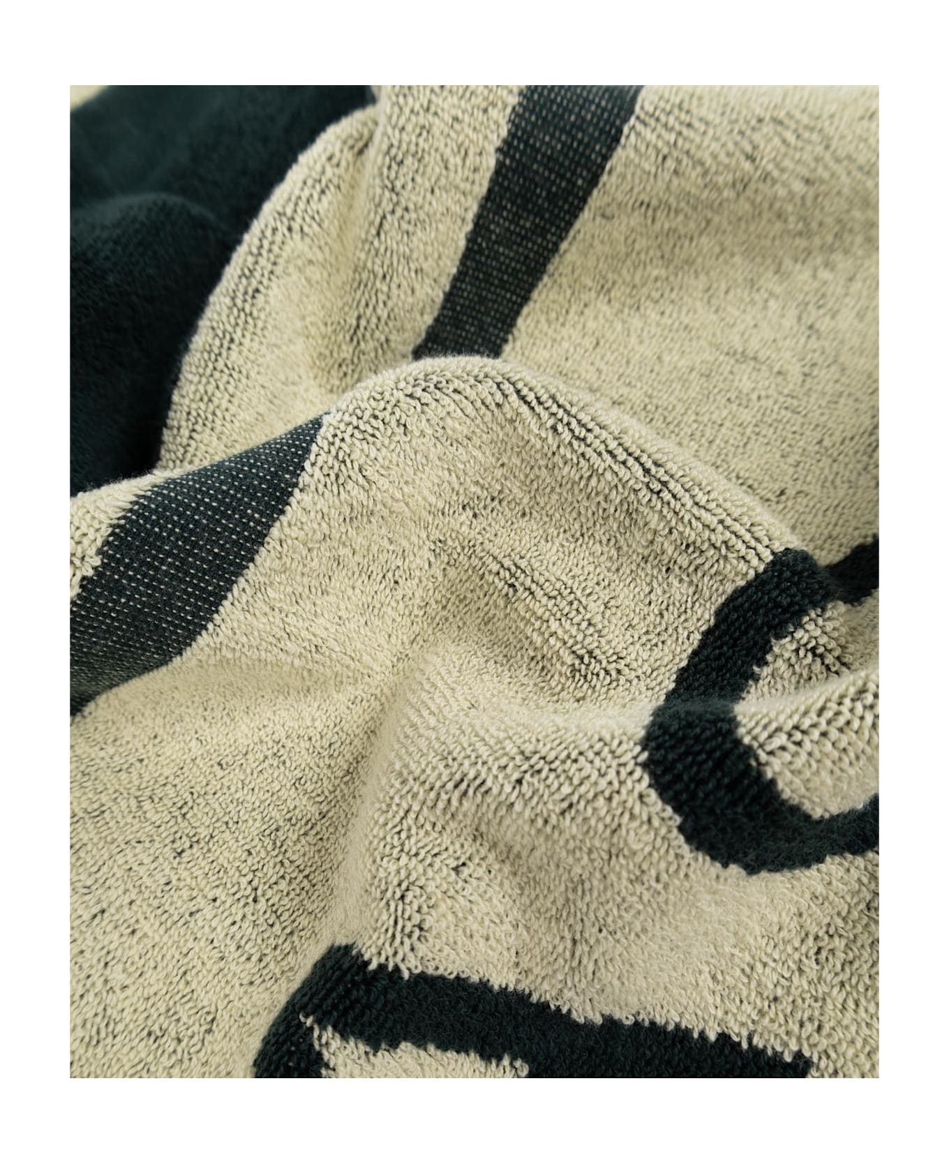Jacquemus Towel With Logo - NEUTRALS/GREEN