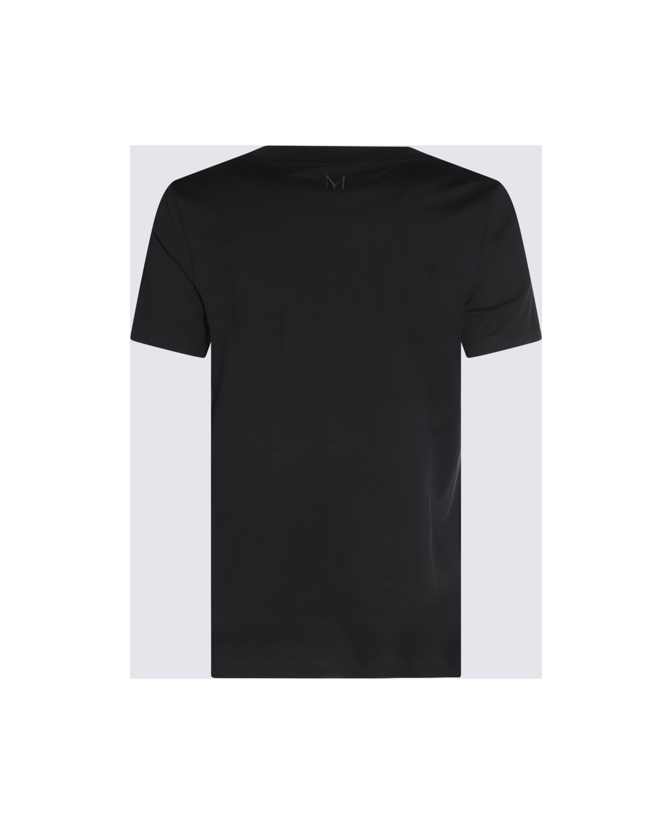 
S Max Mara Black Cotton Reno T-shirt - Black