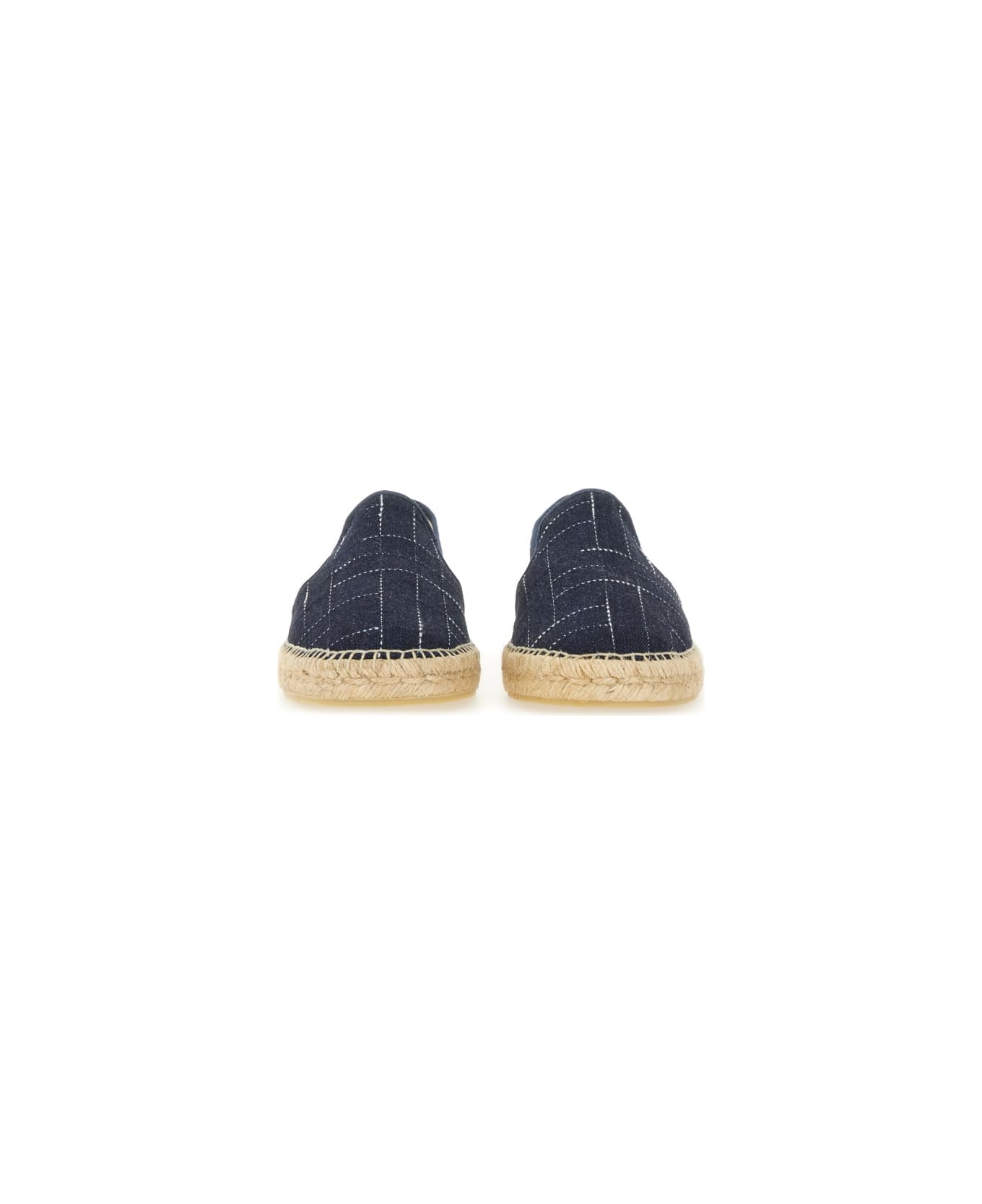 Kenzo Espadrille With Logo Embroidery - DENIM