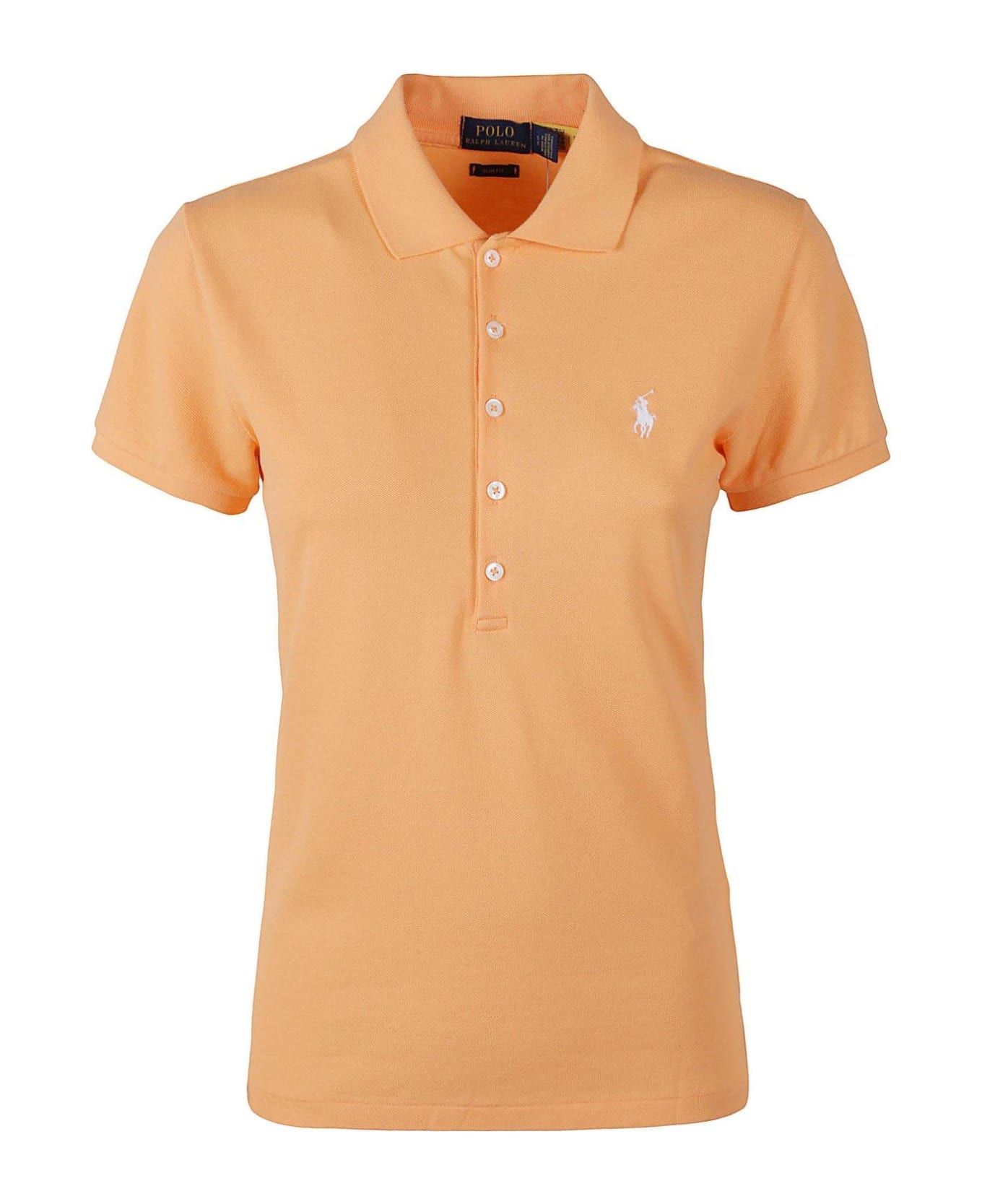 Ralph Lauren Logo-embroidered Short-sleeved Polo Shirt - Key West Orange