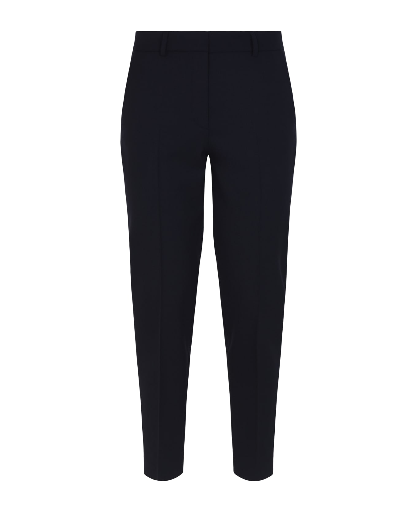 QL2 Concealed Fitted Trousers - Navy