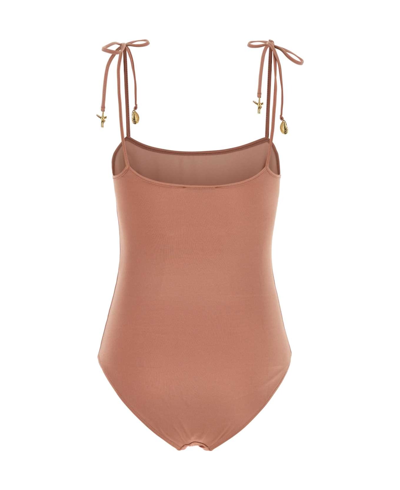 Chloé Antiqued Pink Stretch Nylon Swimsuit - WILDPINK