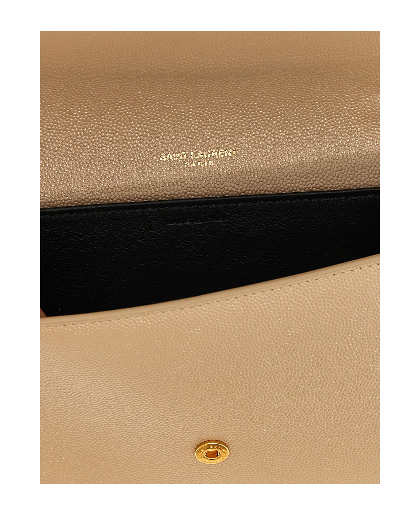 Saint Laurent 
uptown
 Clutch - Beige