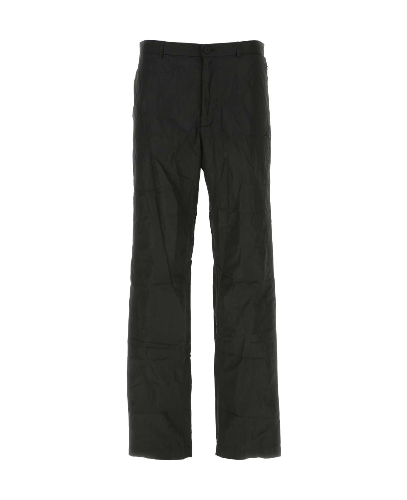 Balenciaga Black Polyester Pant - 1000 ボトムス