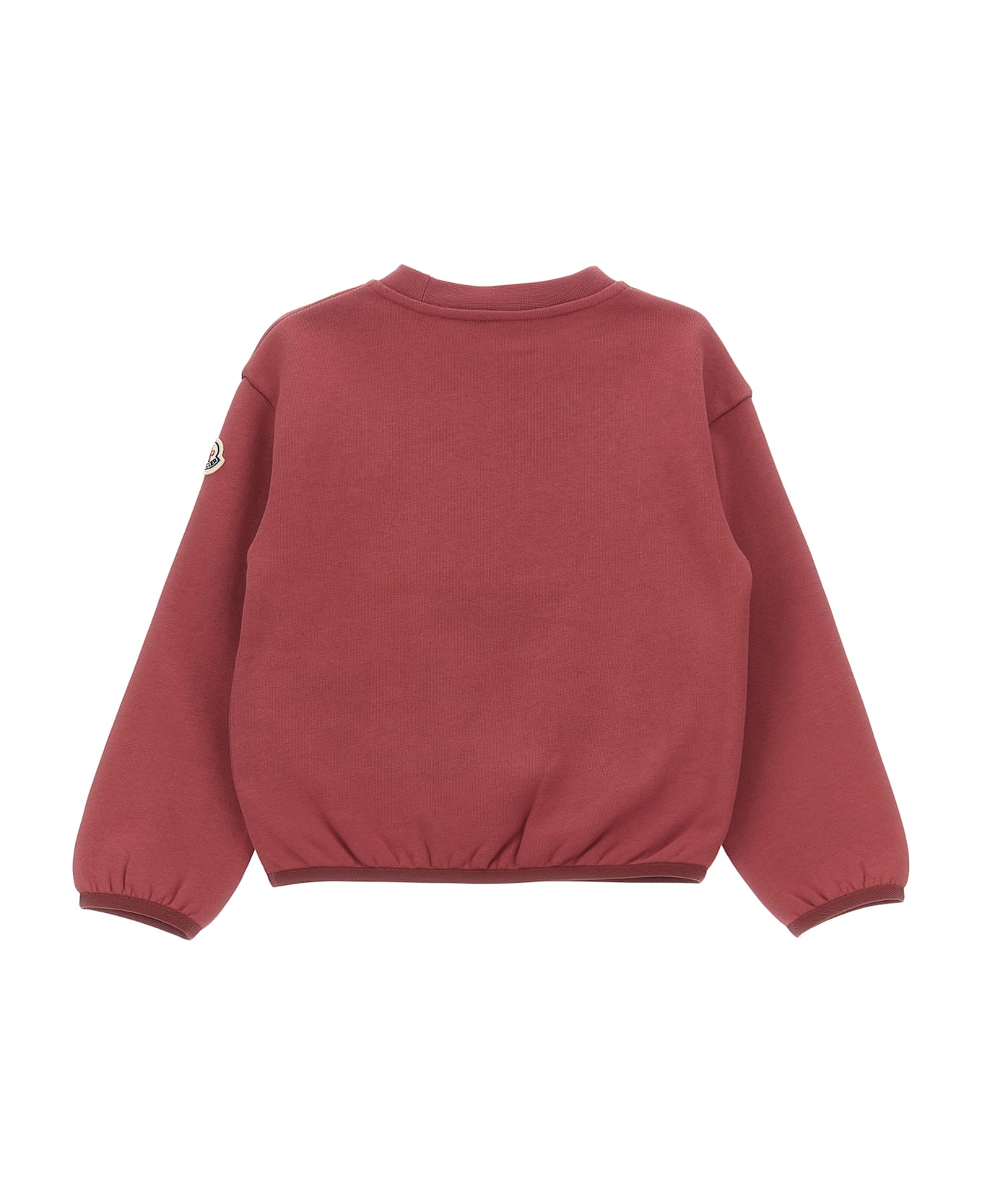 Moncler Teddy Logo Sweatshirt - Pink