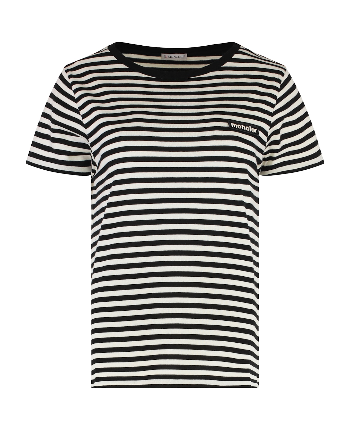 Moncler Cotton Crew-neck T-shirt - White