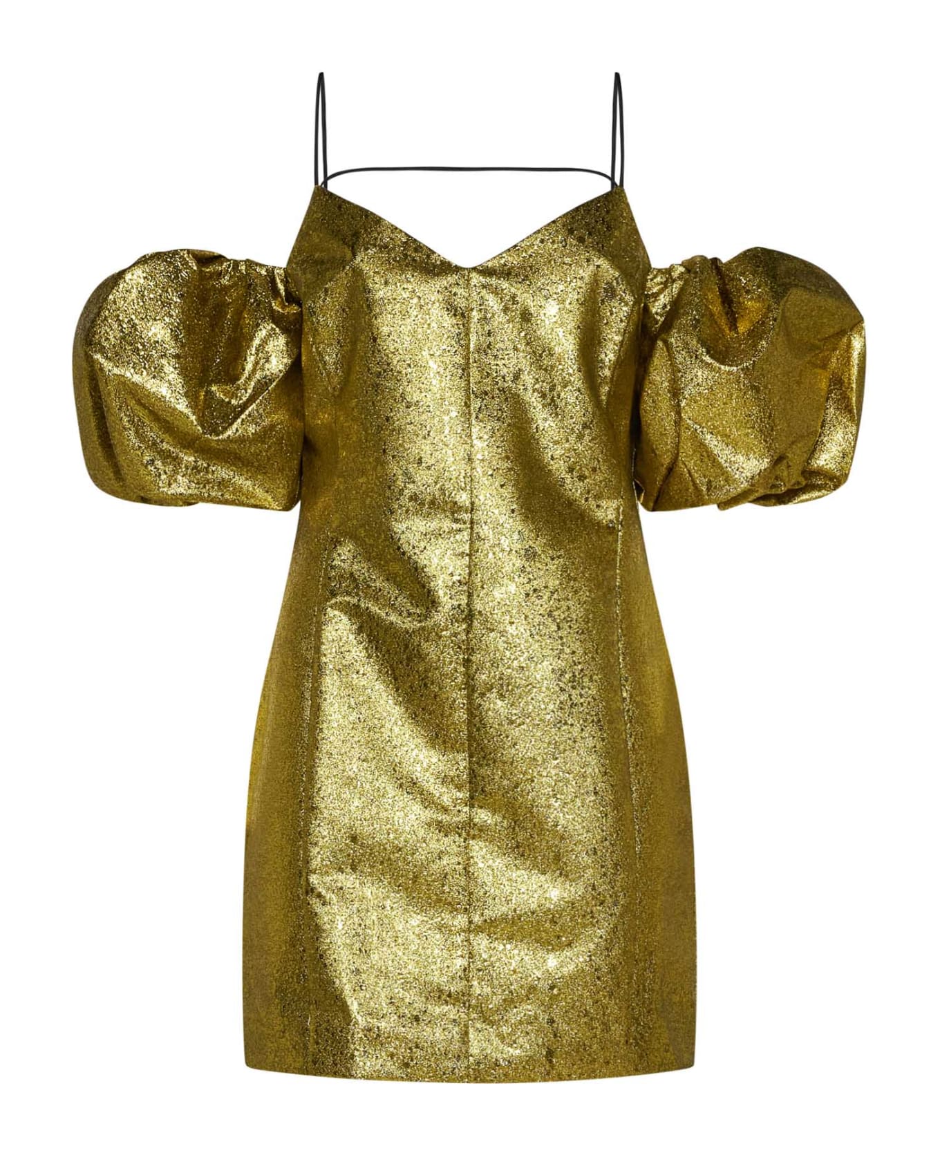 Stine Goya Dress - Luminescent gold ワンピース＆ドレス