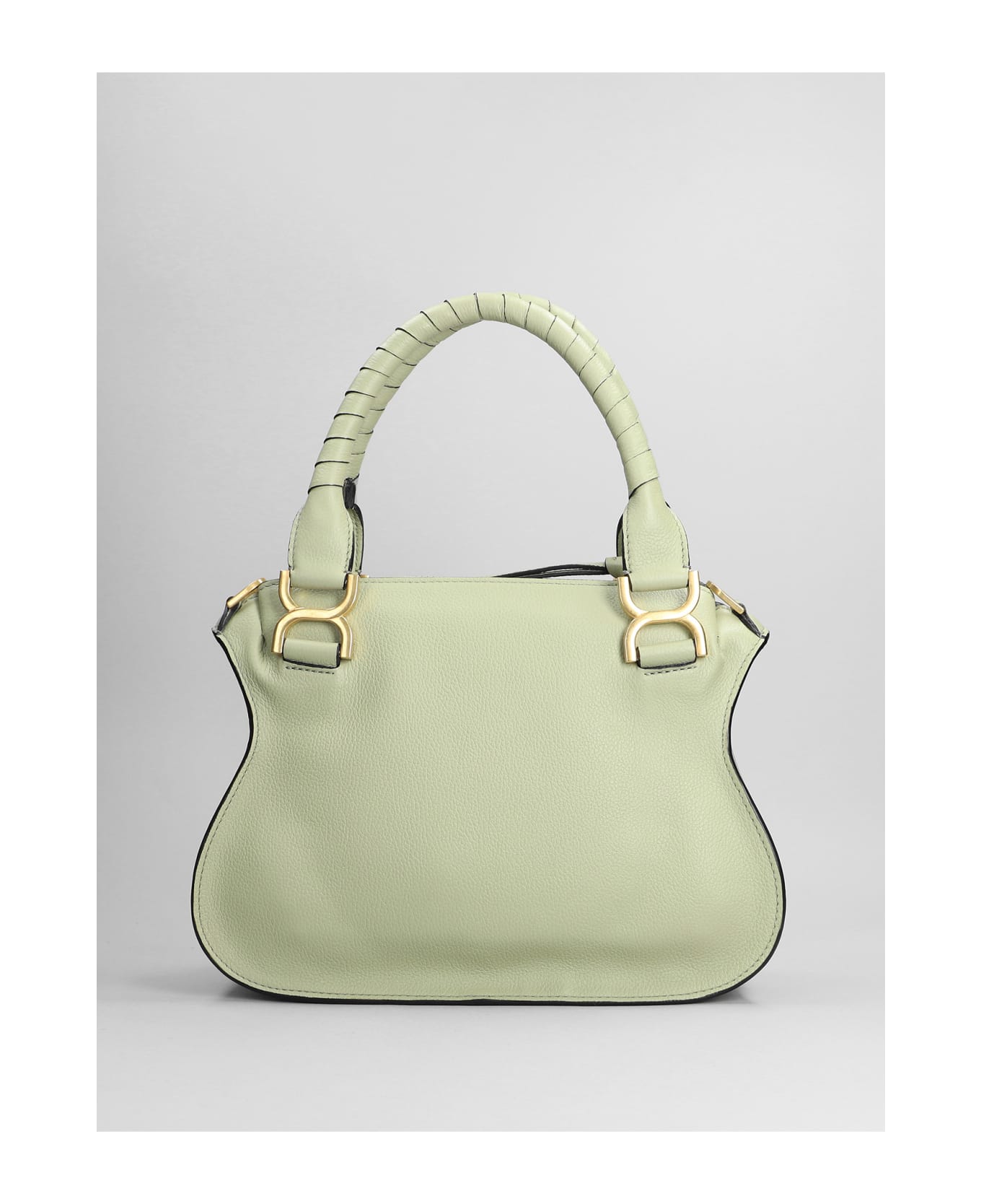Chloé Shoulder Bag In Green Leather - green