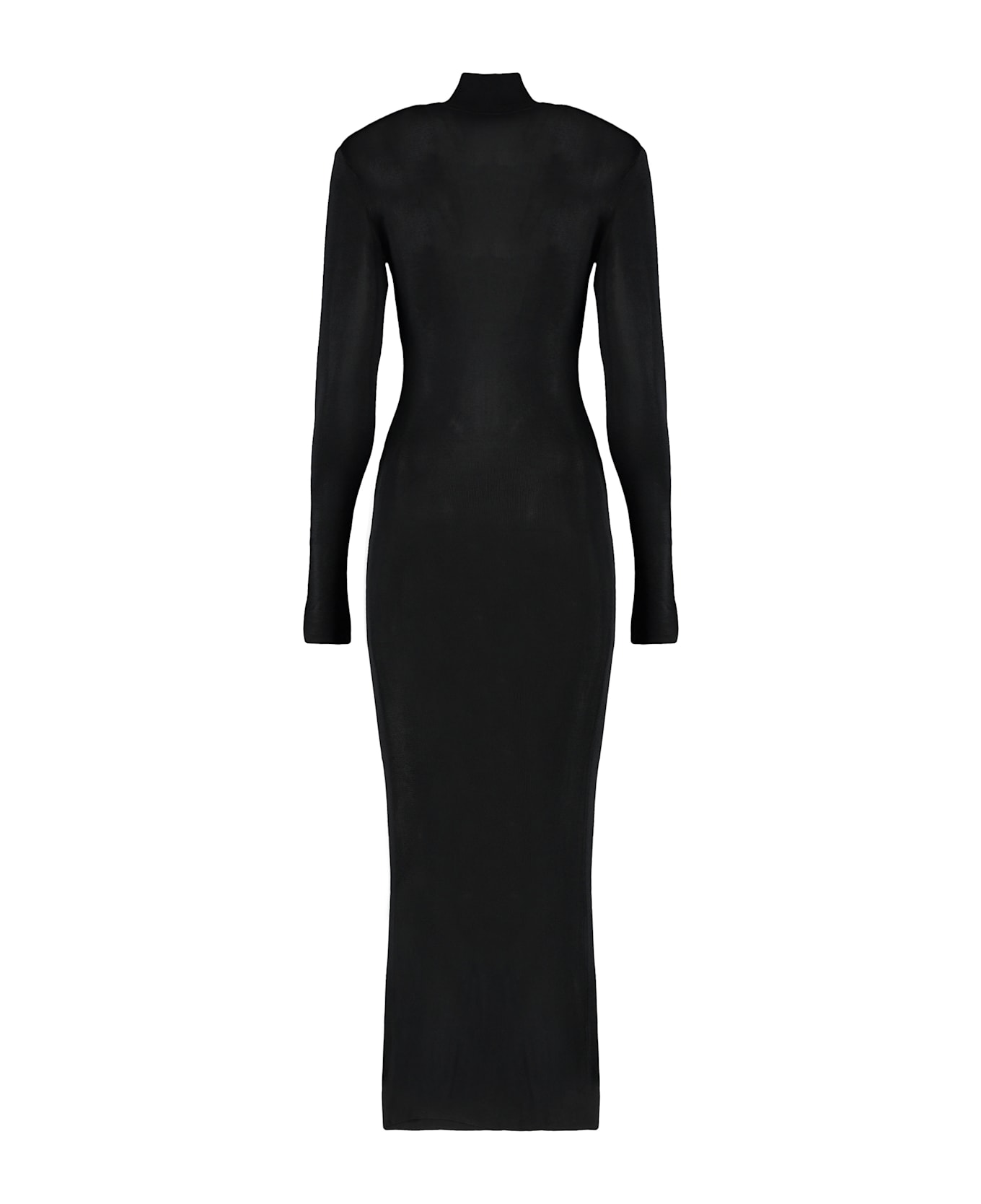 self-portrait X Christopher Kane - Knitted Maxi-dress - black