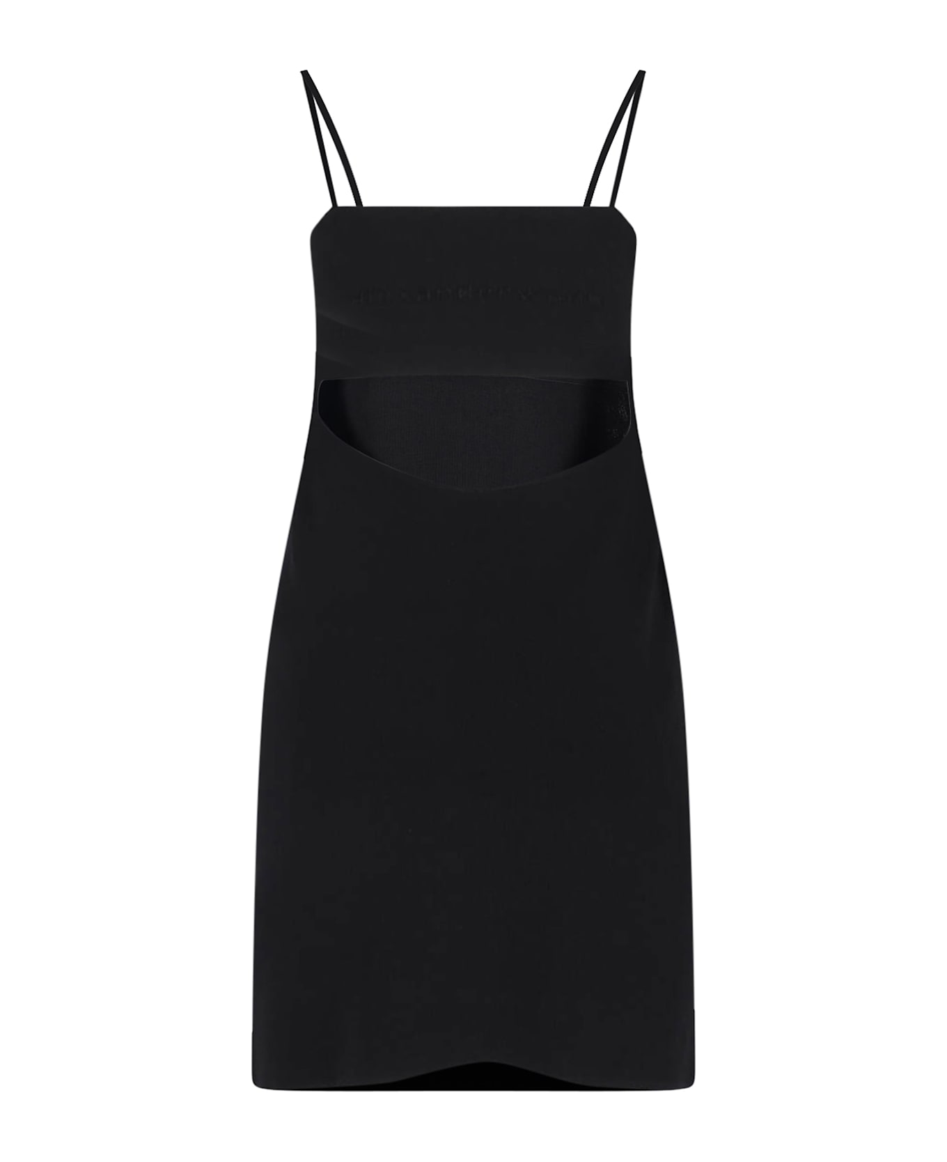 Alexander Wang Logo Mini Dress - Black  