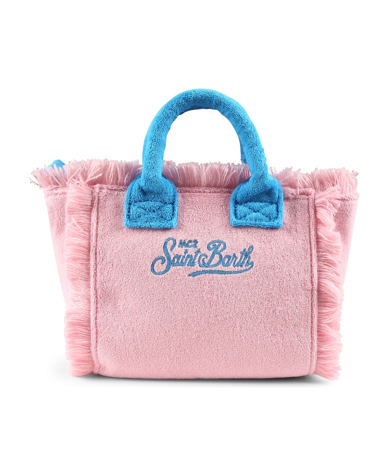 MC2 Saint Barth Pink Bag For Girl With Logo - Pink