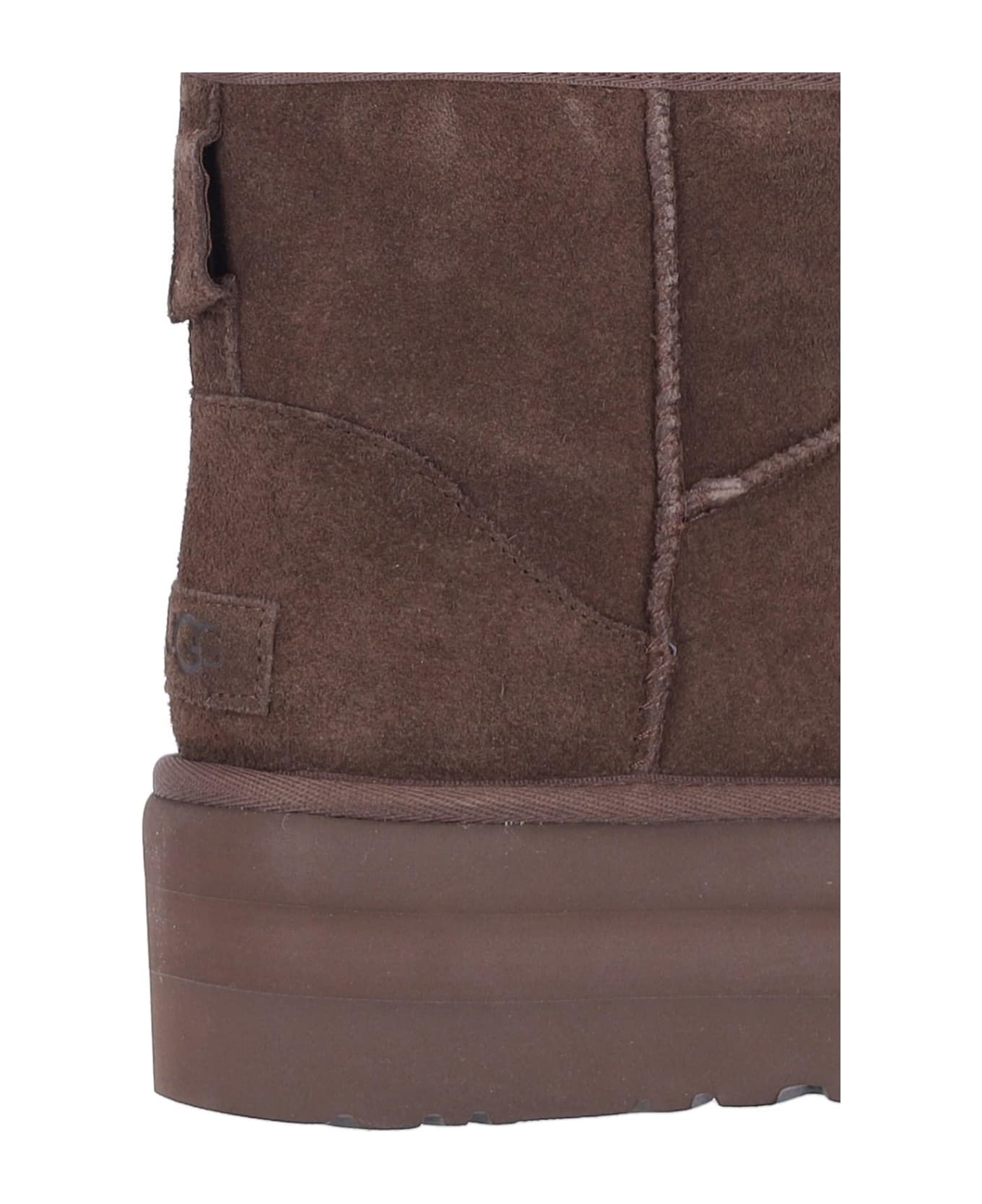 UGG 'plateau Classic Mini' Boots - Marrone