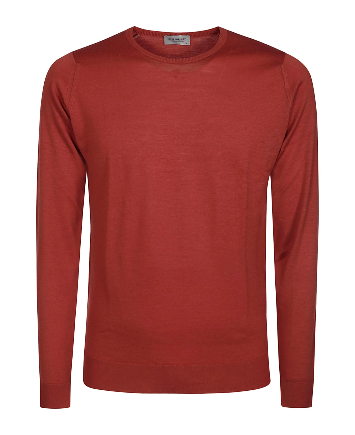 John Smedley Lundy Pullover Ls - Redwood