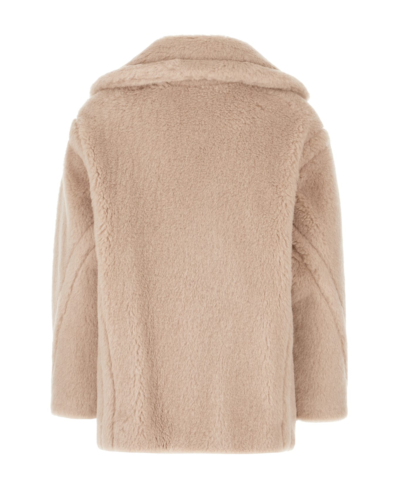 Max Mara Antiqued Pink Alpaca Blend Coat - CACHA