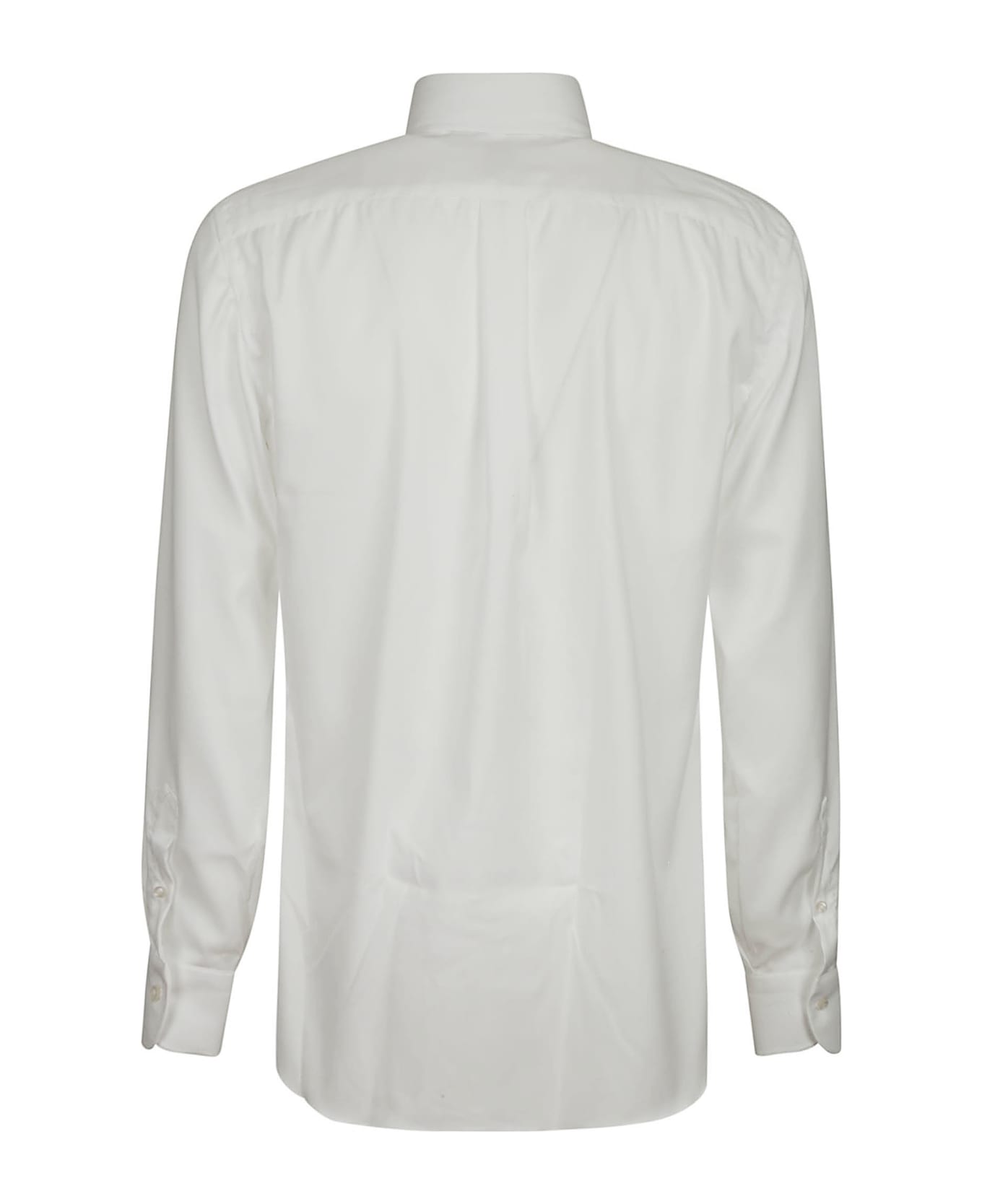 Borriello Napoli Shirt Botton Down - White