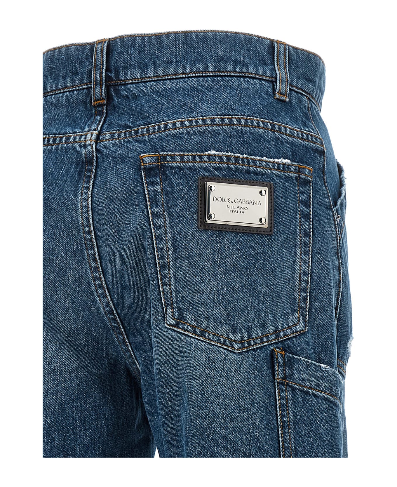 Dolce & Gabbana Cargo Jeans - Blu デニム
