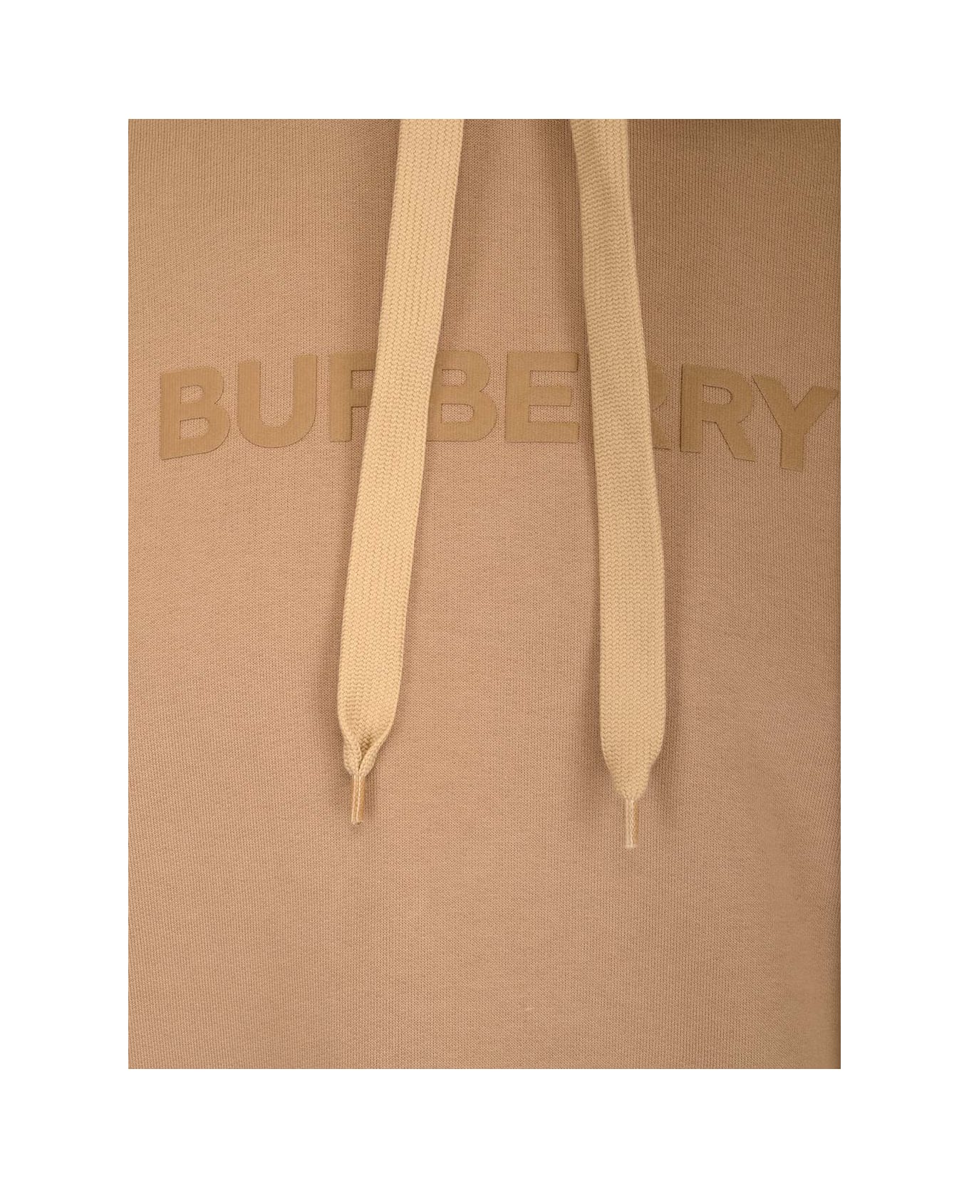 Burberry Camel Colored Cotton Hoodie - Brown