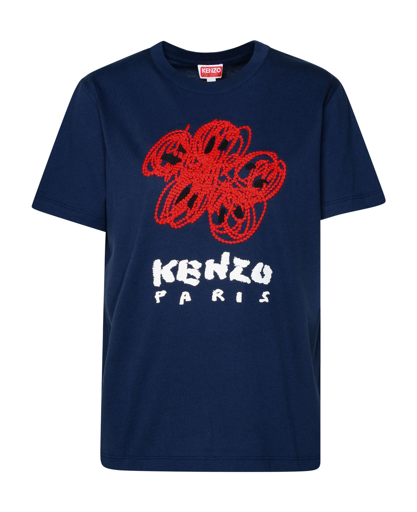 Kenzo Cotton T-shirt - Midnight Tシャツ