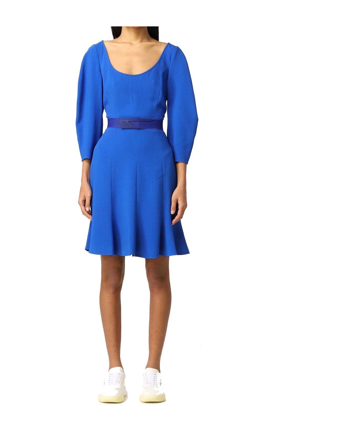 Stella McCartney Long Sleeved Dress - Blue ワンピース＆ドレス
