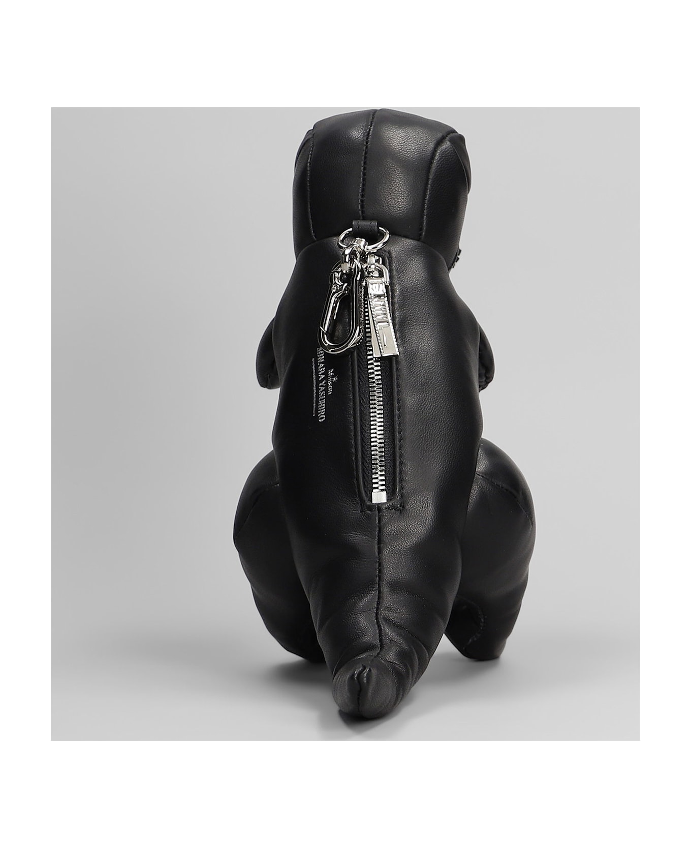 Mihara Yasuhiro Waist Bag In Black Leather - black