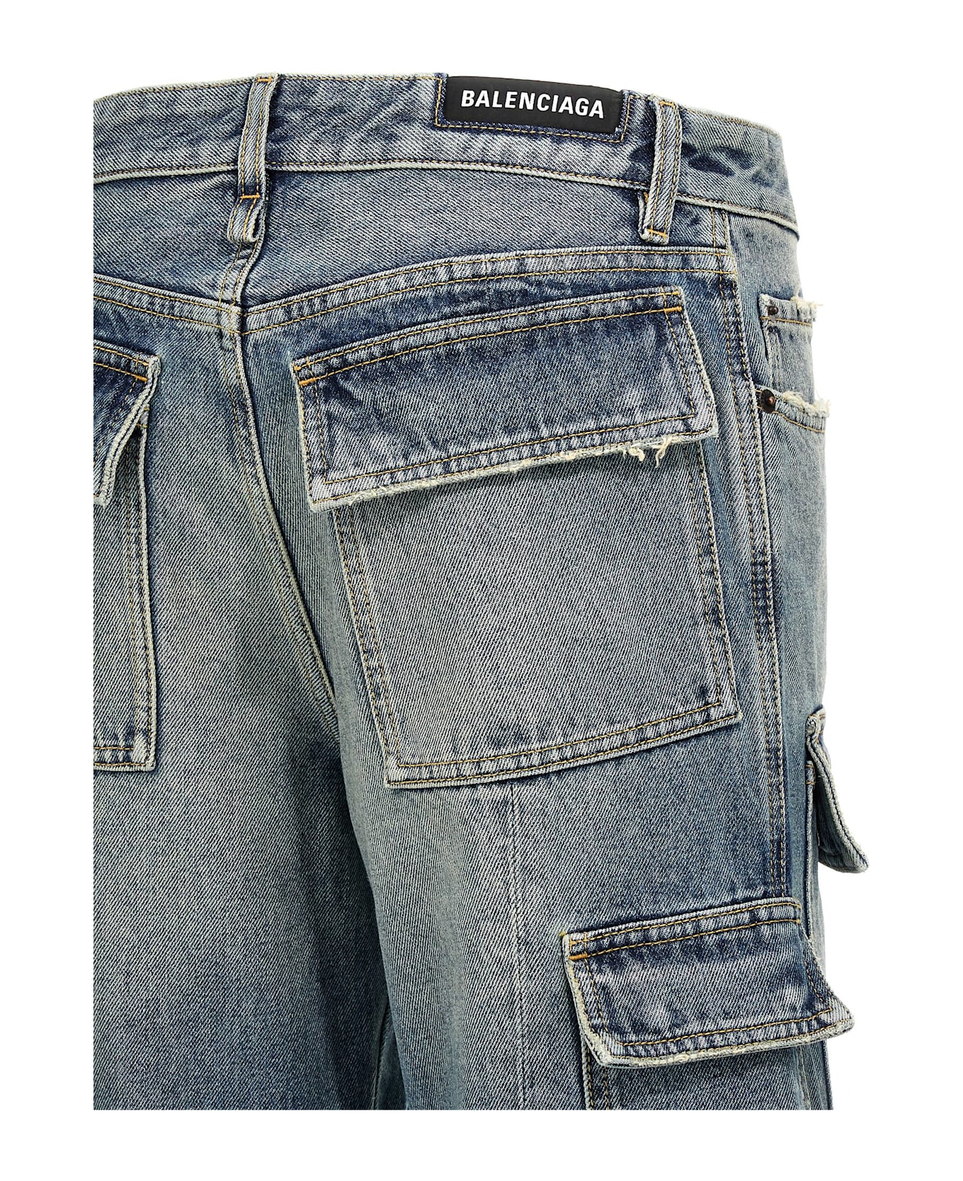 Balenciaga 
cargo Flared
 Jeans - Blue