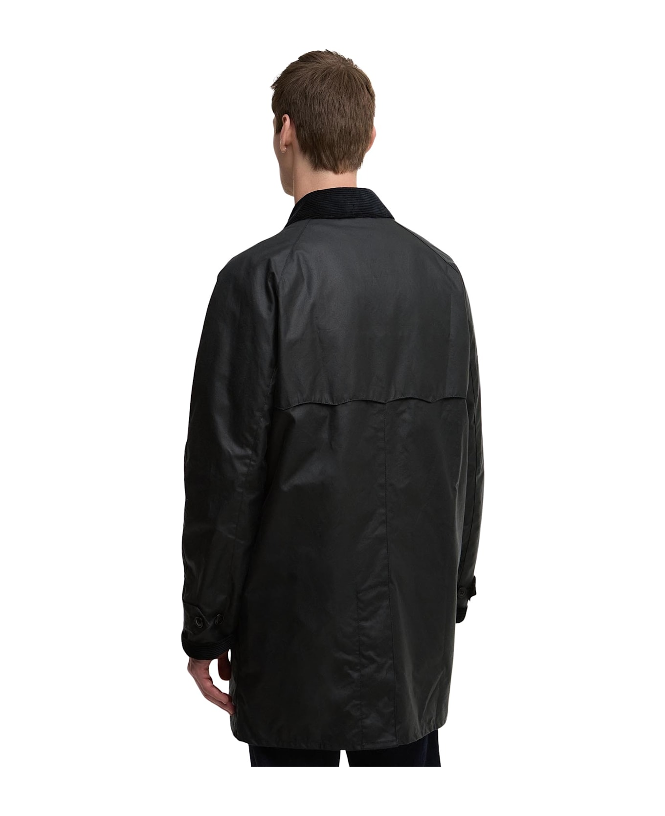 Baracuta Ba X Br Wax Trench Coat - Navy