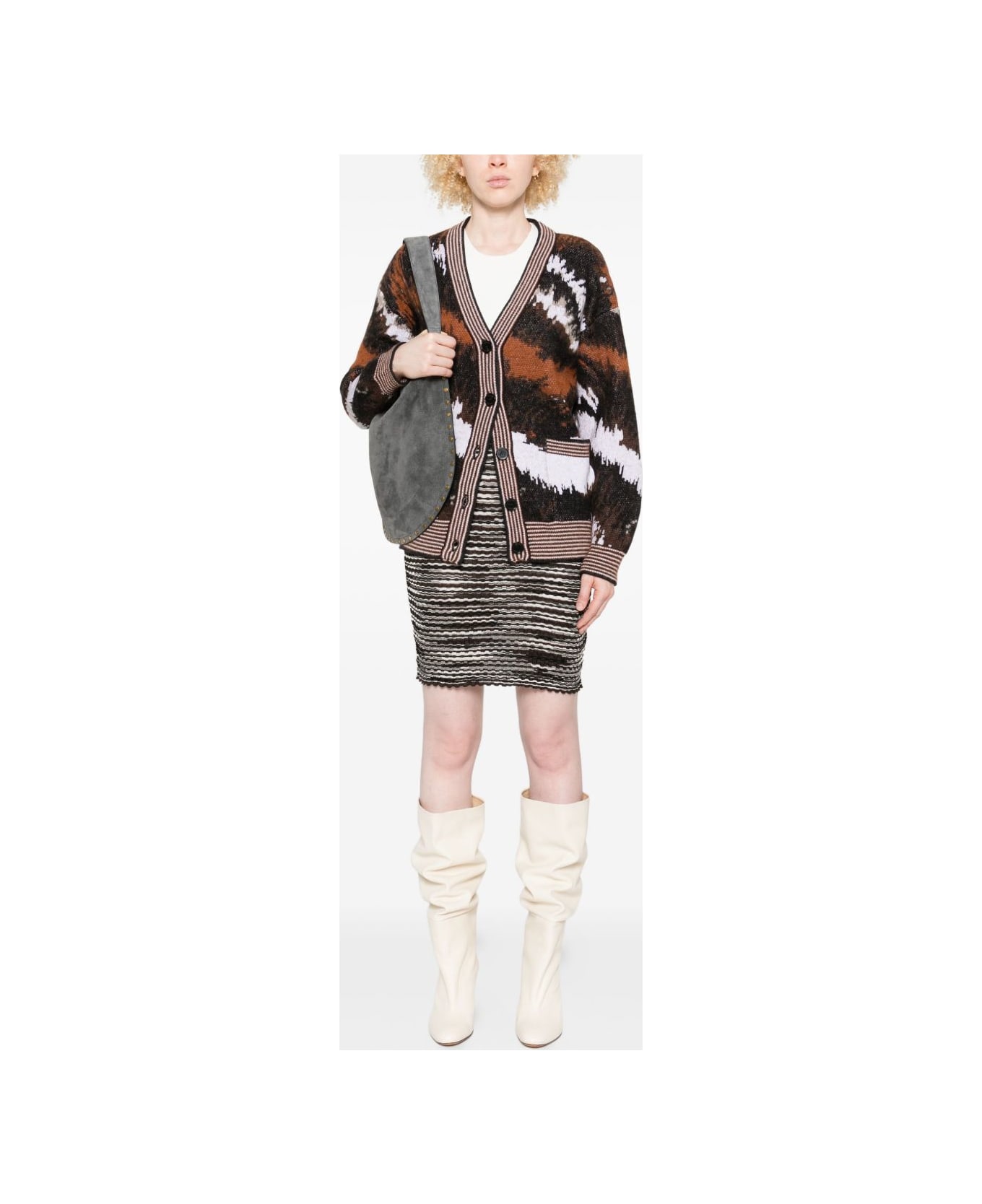 Missoni Wool Blend Skirt - Brown